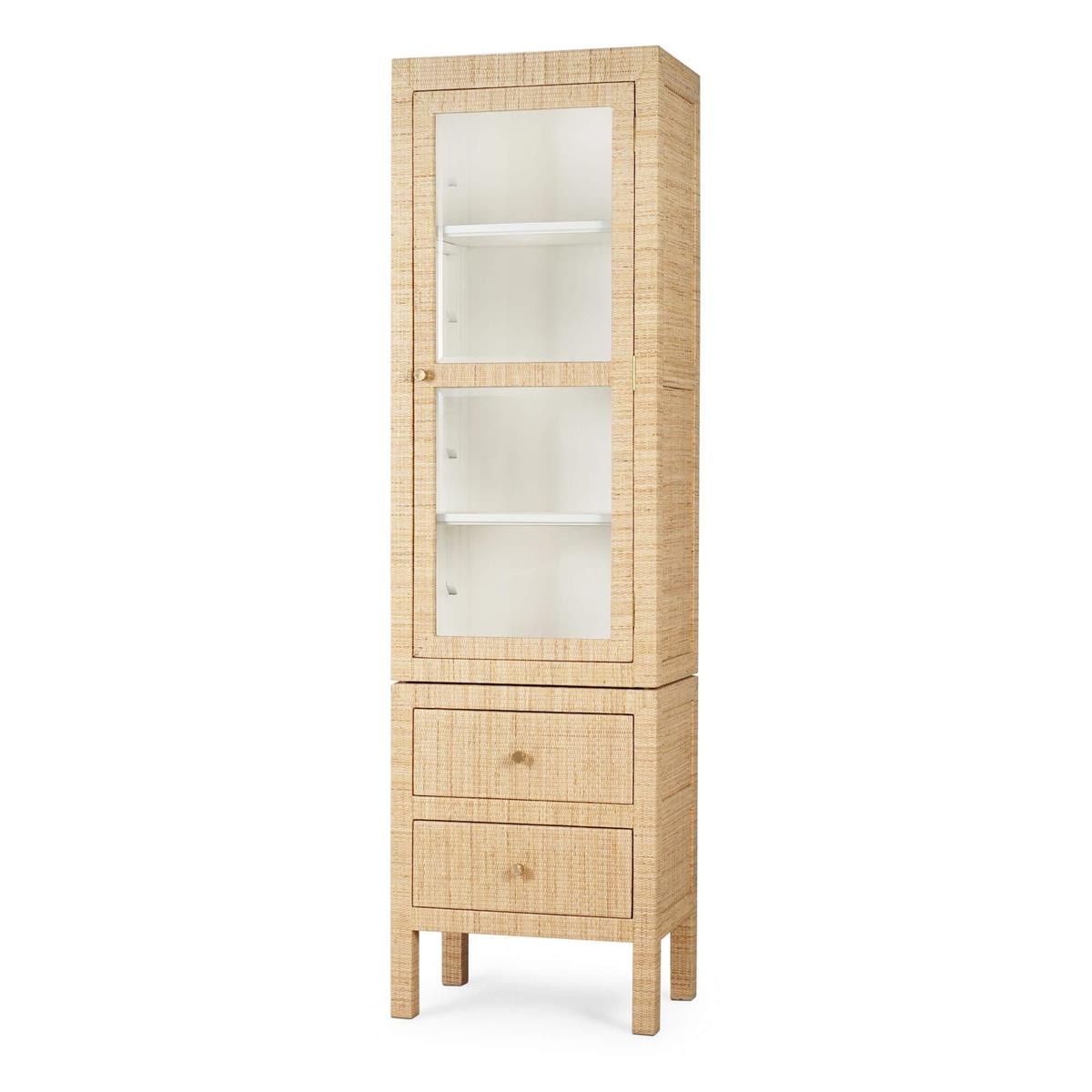 Bramble Furniture Kagu Tall Cabinet w/ Rattan 28370