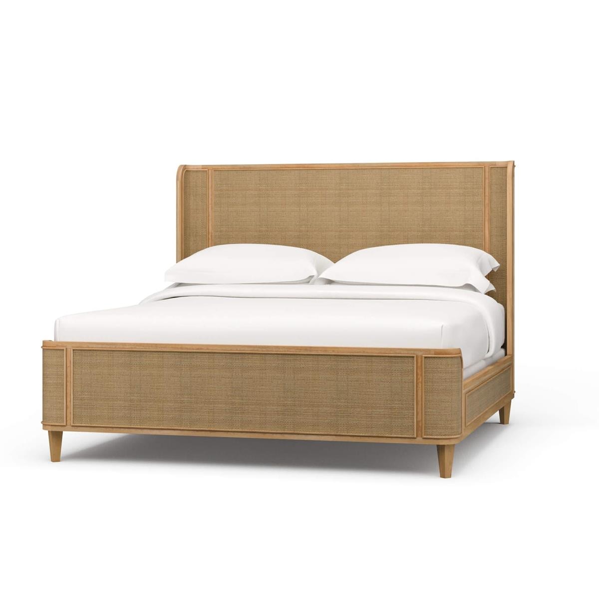 Bramble Furniture Lexington Bed w/ Rattan King 28226