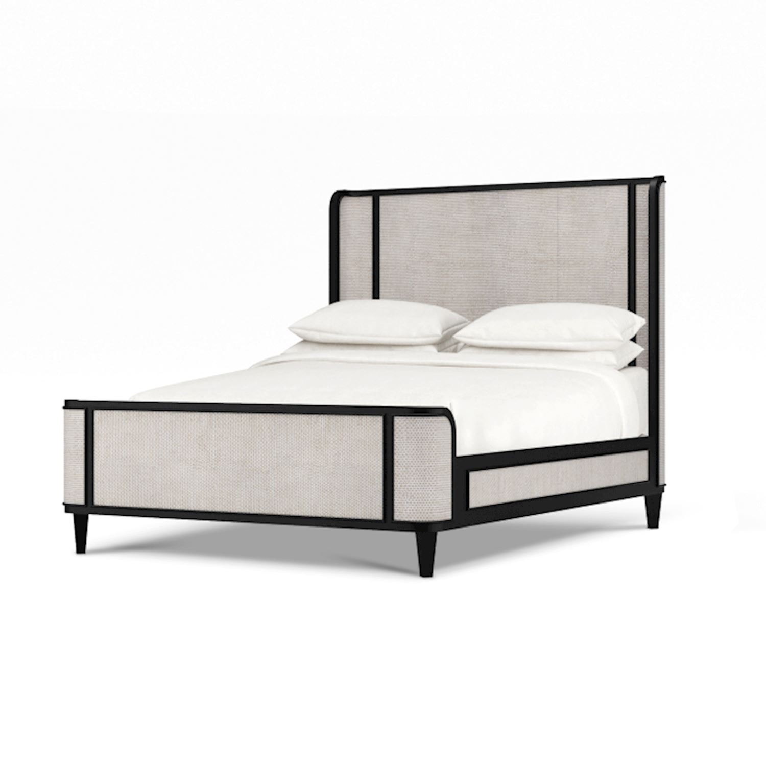 Bramble Furniture Lexington Bed w/ Rattan Queen 28333