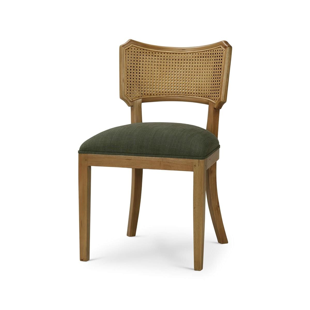 Bramble Furniture Linea Dining Chair w/ Rattan Back 28818