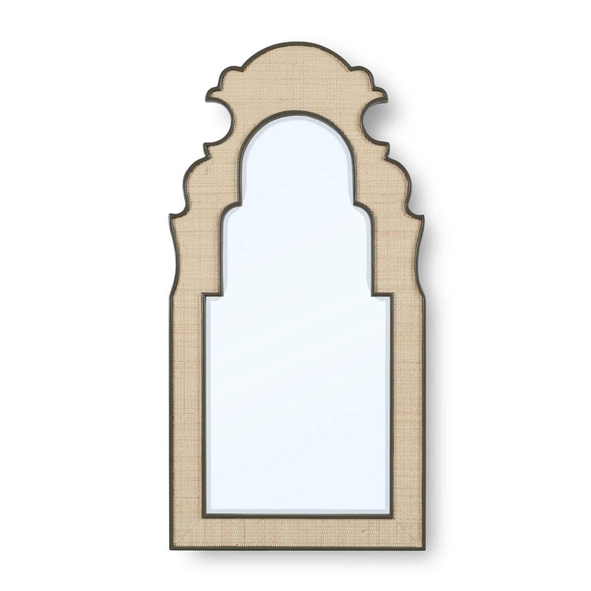 Bramble Furniture Lotus Mirror w/ Inset Rattan 29182