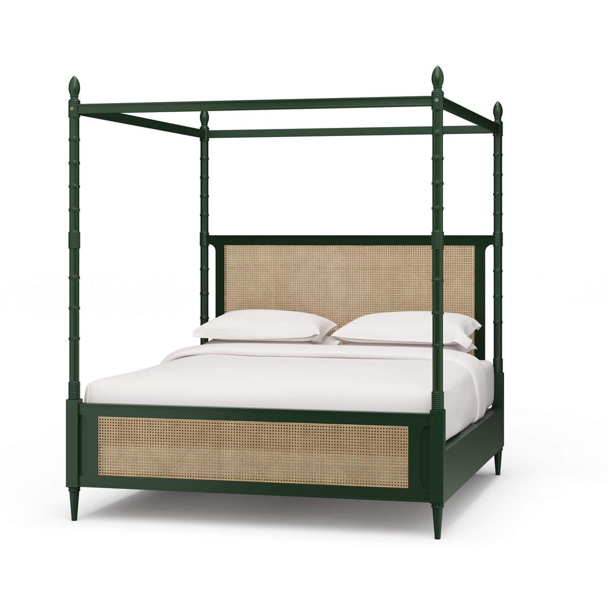 Bramble Furniture Martinique Bed King w/ Rattan 29201