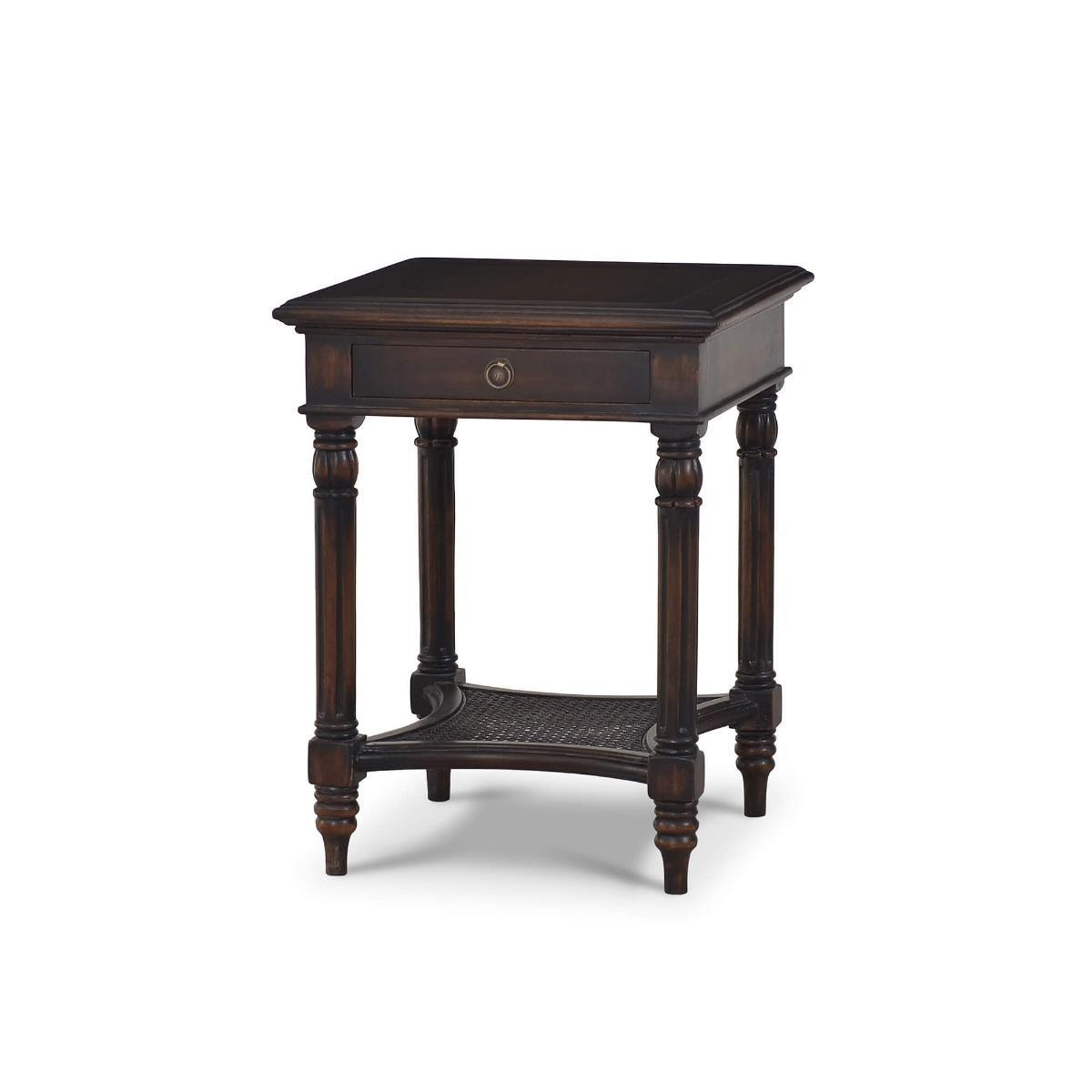 Bramble Furniture Montego Square End Table w/ Drawer 26626