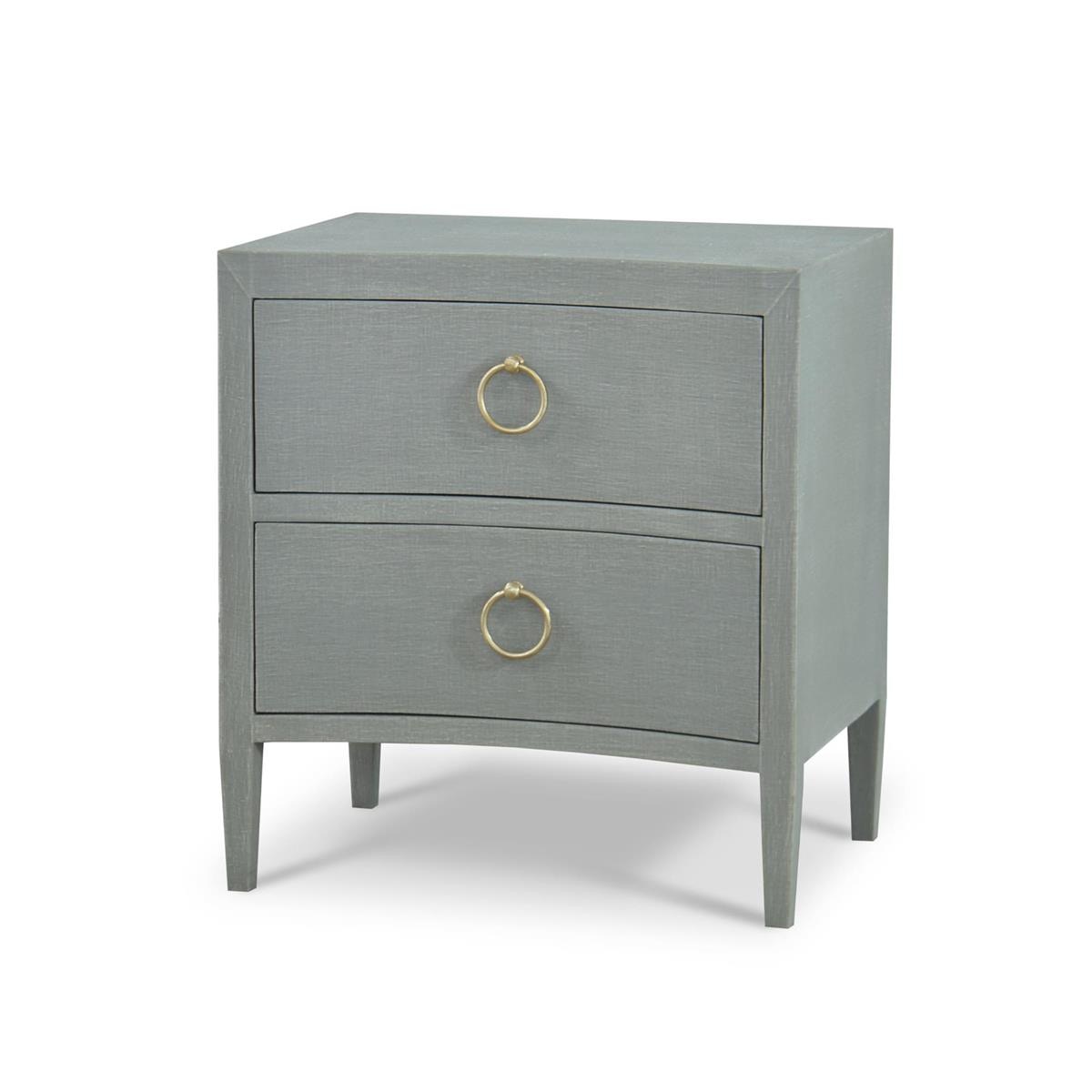 Bramble Furniture Mornington Linen Wrapped Nightstand 76575