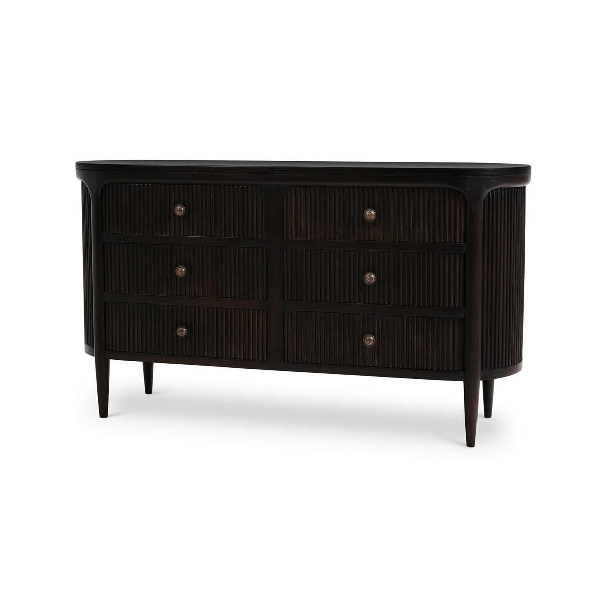 Bramble Furniture Regent 6 Drawer Dresser w/ Round Pull Knobs 28482
