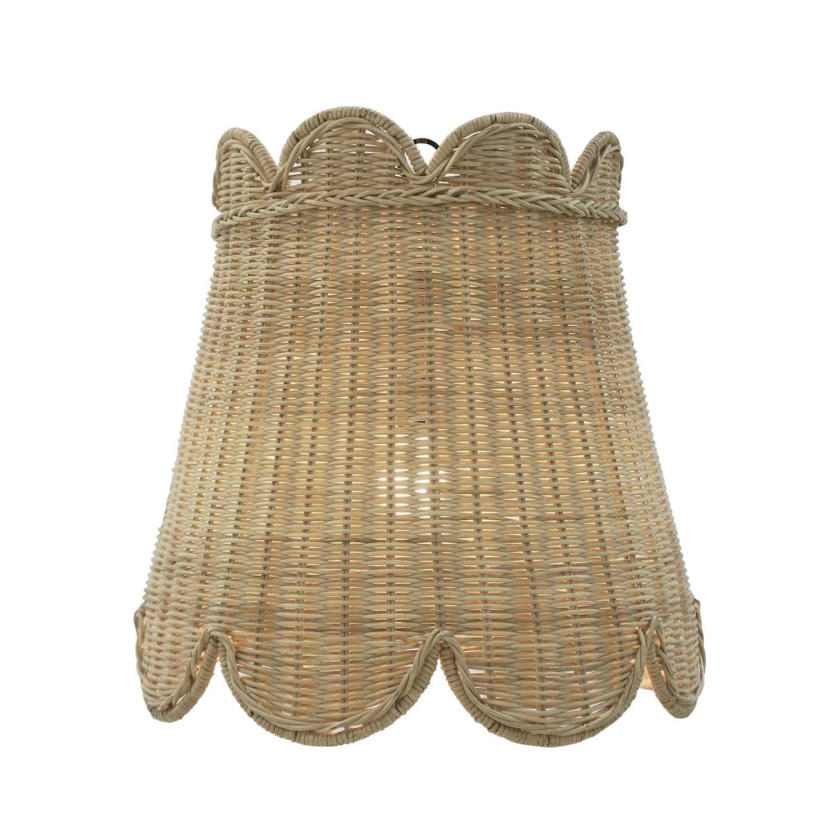 Bramble Furniture Scalloped Rattan Pendant 28554