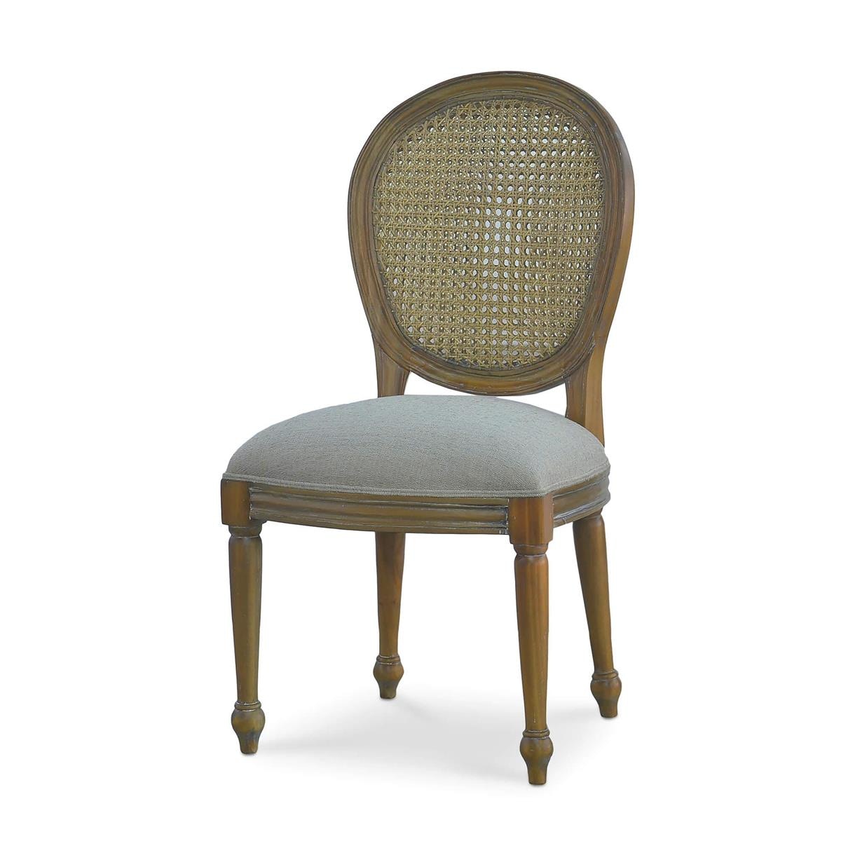 Bramble Furniture Tulip Rattan Back Dining Chair w/o Fluted Leg 26505