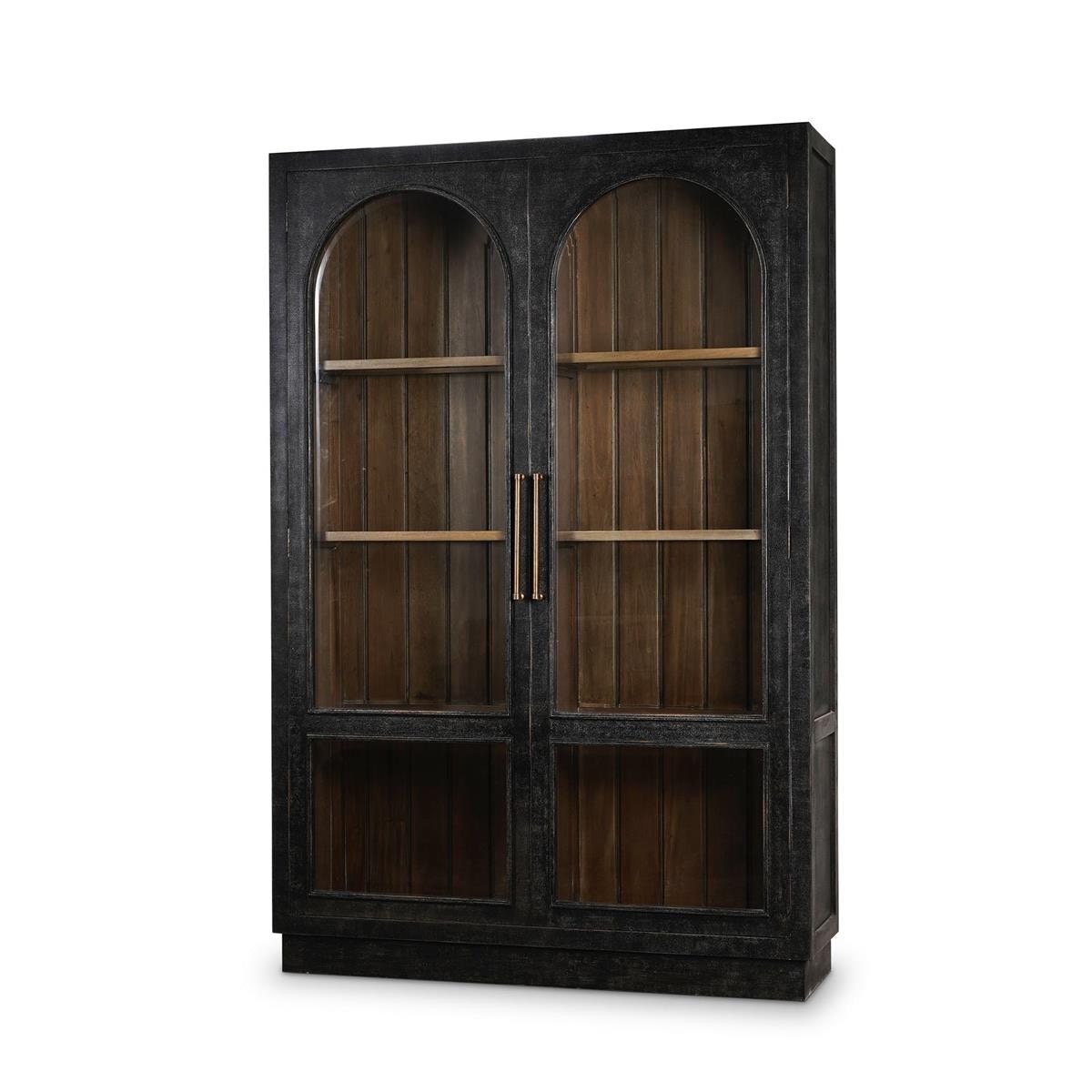 Bramble Furniture Vannes 2 Door Display Cabinet w/ Glass Shelves 28193