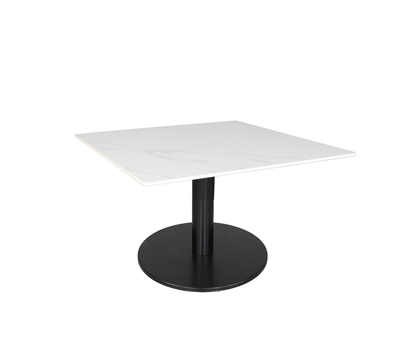 CabanaCoast Furniture Origin 36 Square Pedestal Tea Table 8515-36STE-CWBK