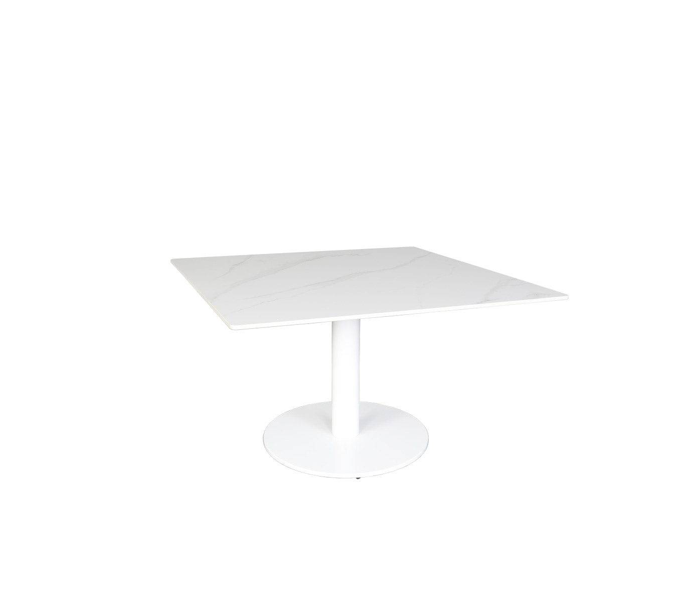CabanaCoast Furniture Origin 42 Square Pedestal Tea Table 8515-42STE-CWWH