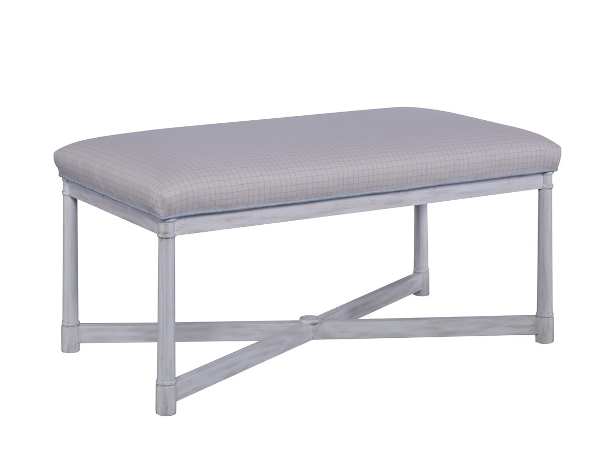 Chaddock Furniture Boxwood Rectangular Upholstered Top Ottoman MDS21256-41