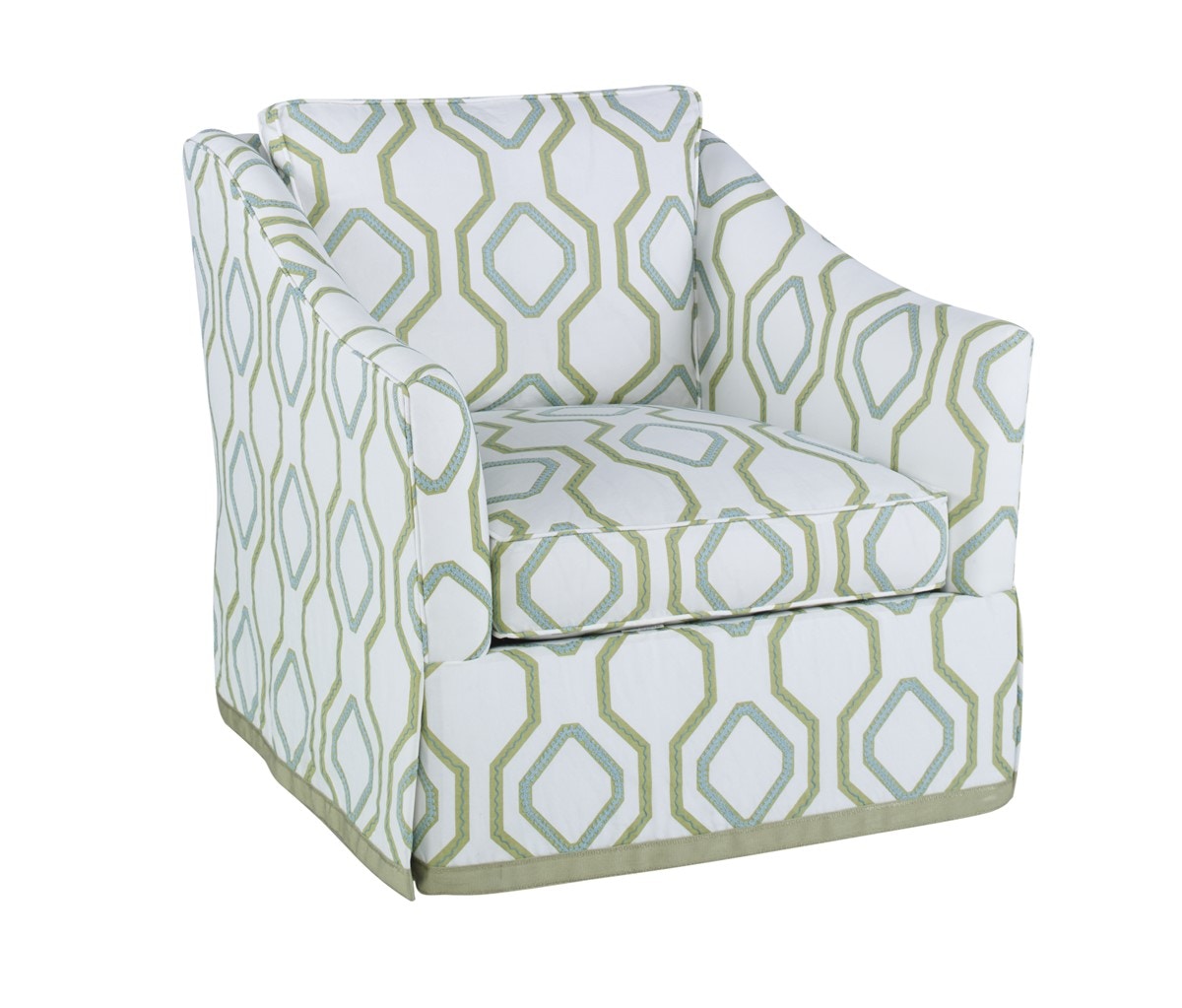Chaddock Furniture Charlotte Skirted Chair U1722-1