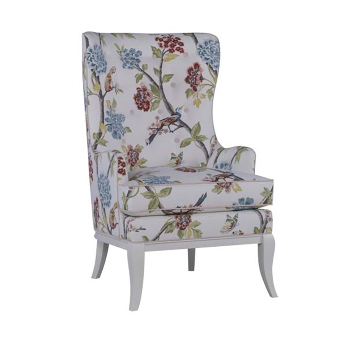 Chaddock Furniture Sherman Wing Chair-Fabric U1033-1