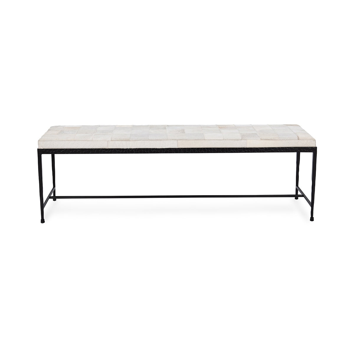 Classic Home Achen Hide 60 Bench - Dusty Cream 53002071