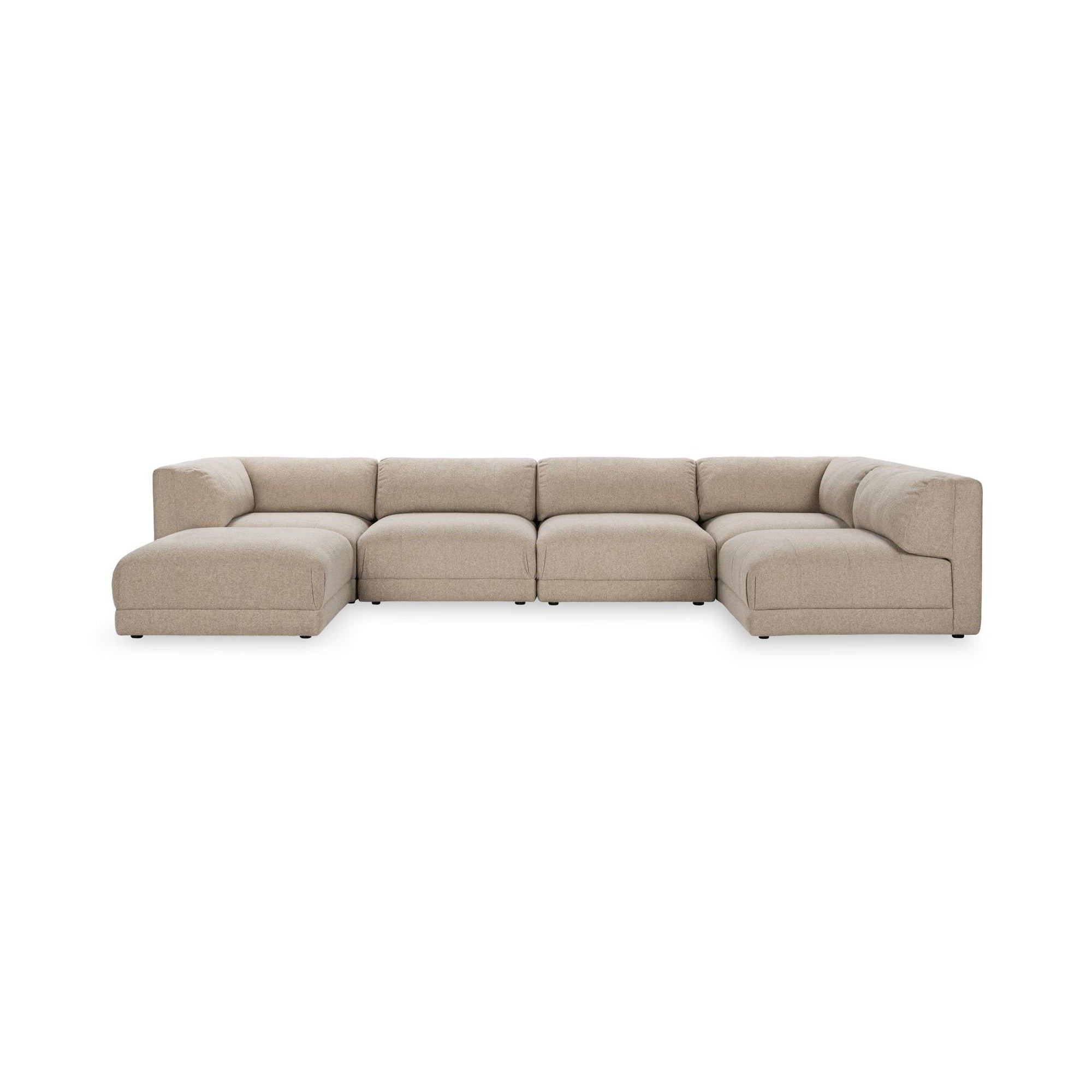 Classic Home Adalynne Upholstered Sectional - Buttermilk 53006363