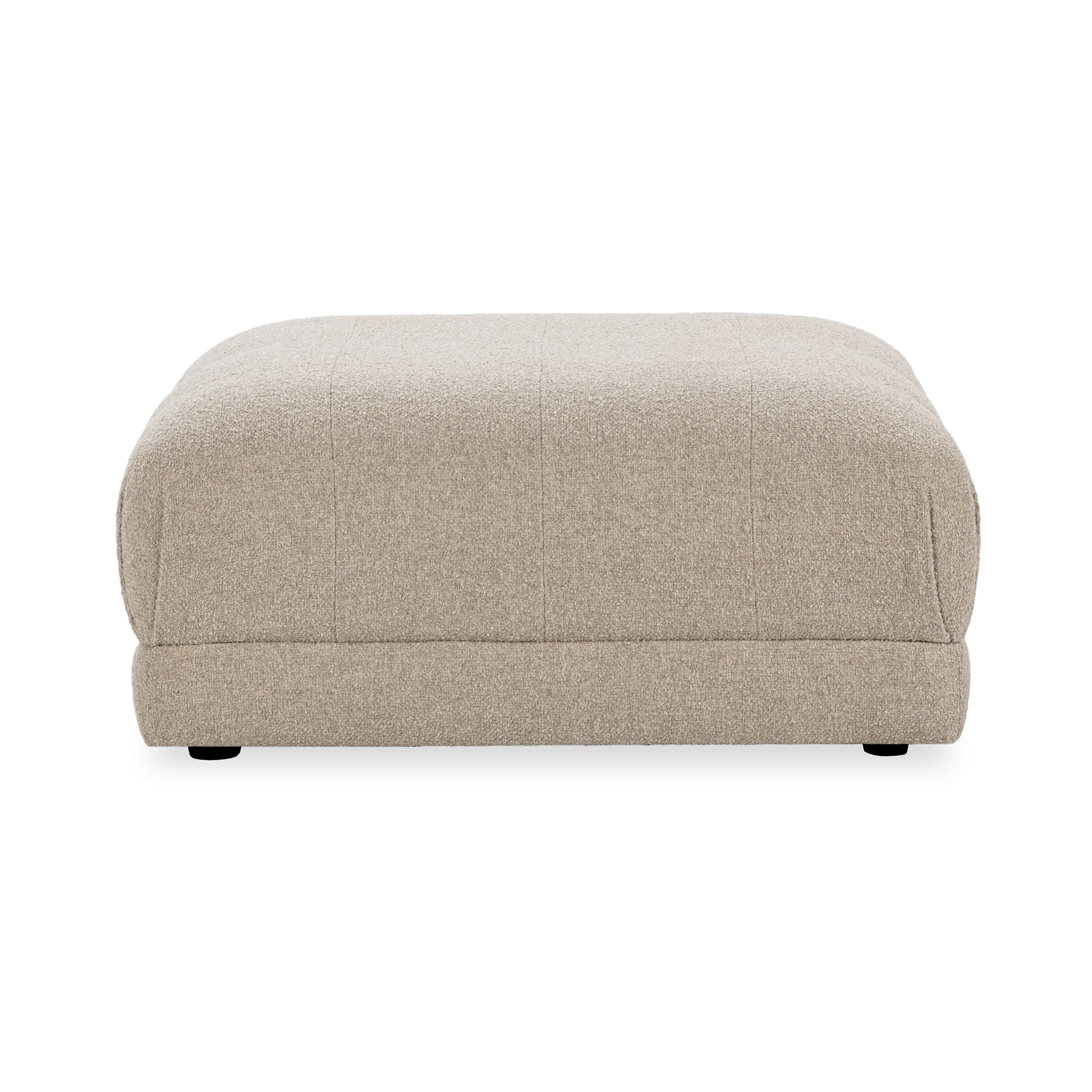 Classic Home Adalynne Upholstered Square Ottoman - Buttermilk 53006364