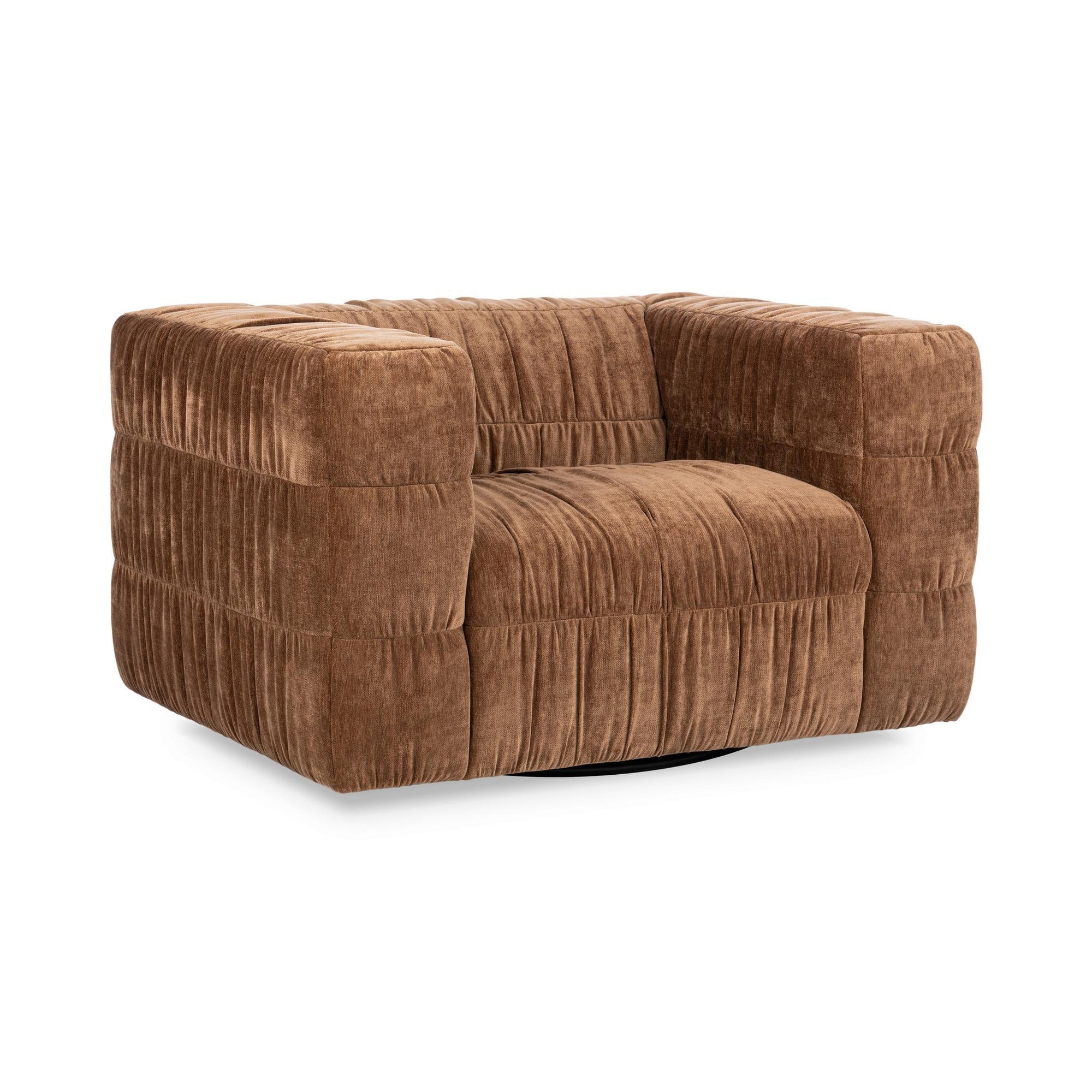 Classic Home Afeela Upholstered Swivel Chair - Bronze 53051826