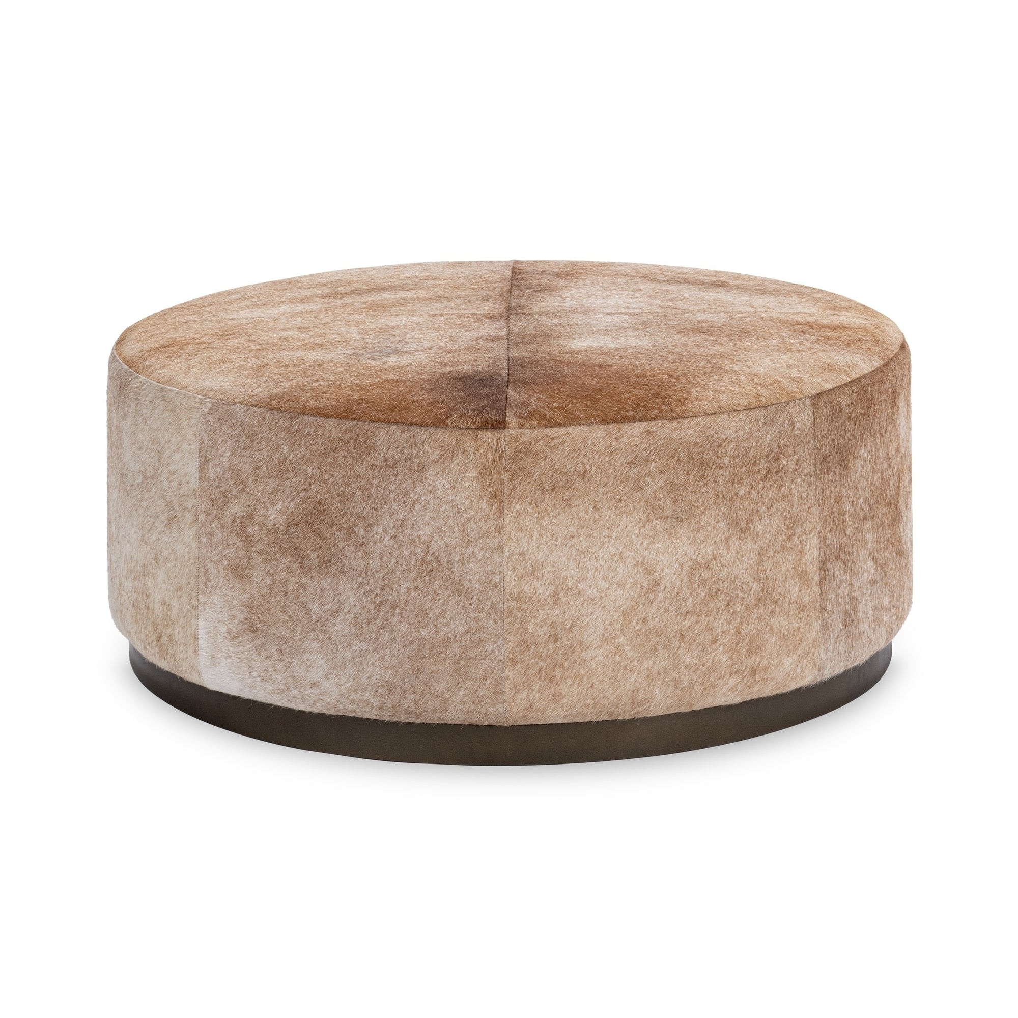 Classic Home Andre 40 Round Ottoman - Canyon Dust 53002138
