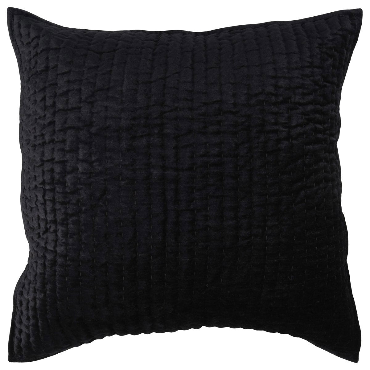 Classic Home Bari Velvet Quilt Collection - Onyx V230002