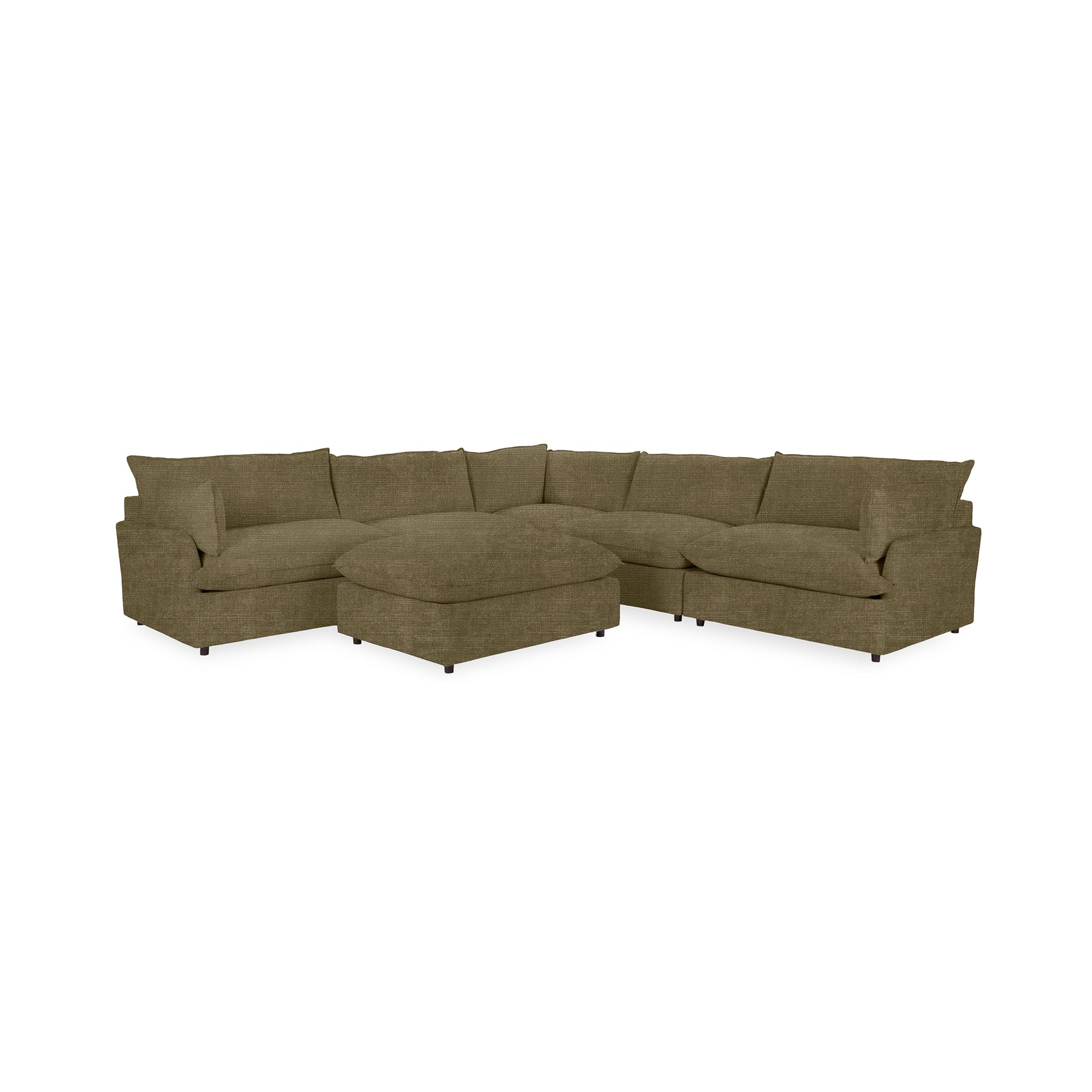Classic Home Caplan 6-Piece Modular Sectional w/ Ottoman 5308SC622002