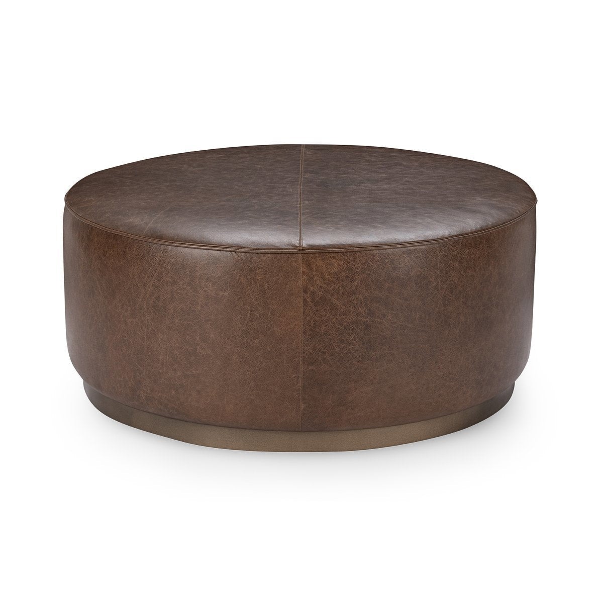Classic Home Clair Leather Round Coffee Table 51011967