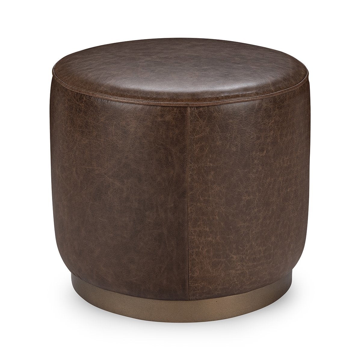 Classic Home Clair Leather Round End Table 53002064