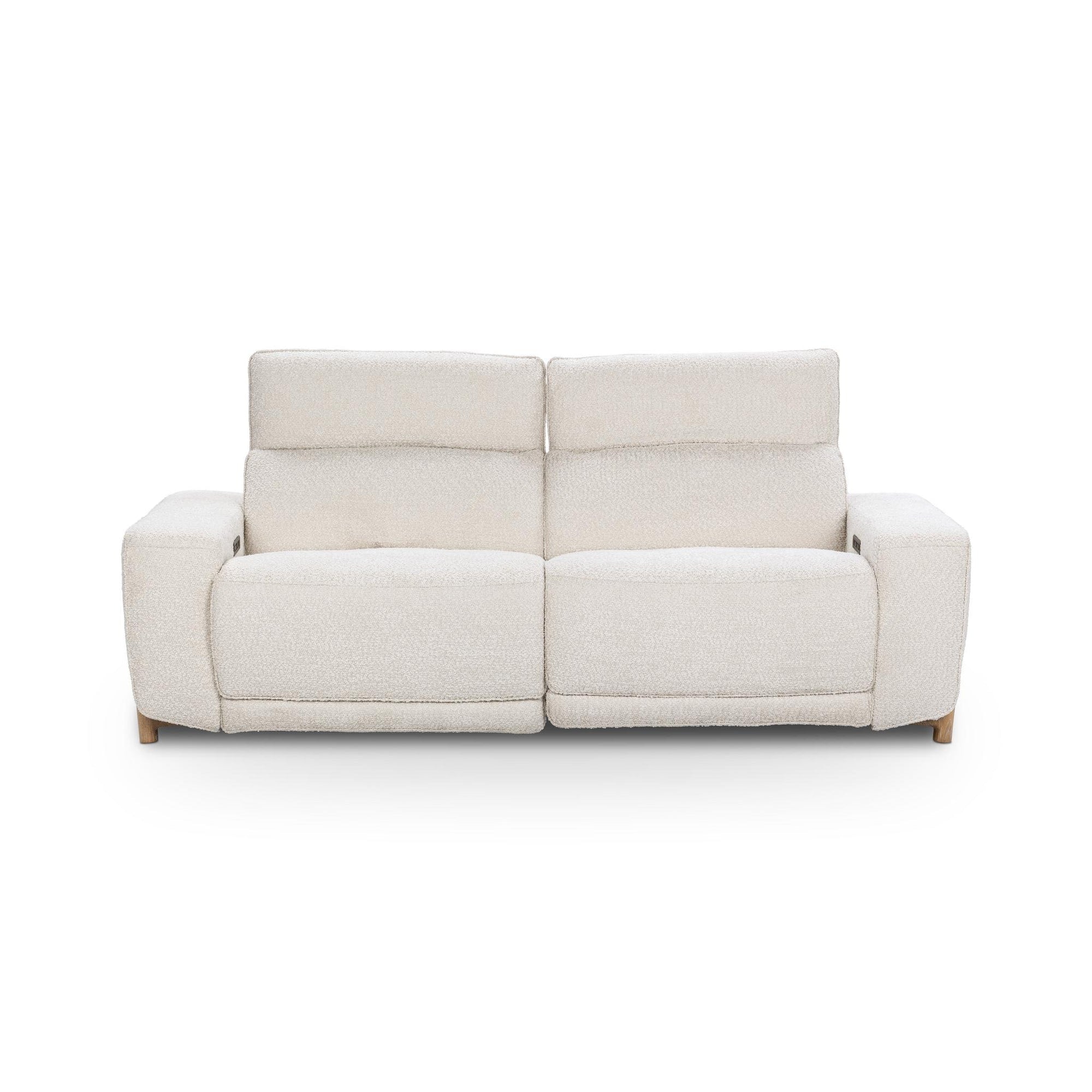 Classic Home Darrow Upholstered Power Recliner Sofa - Ivory 2220SF11