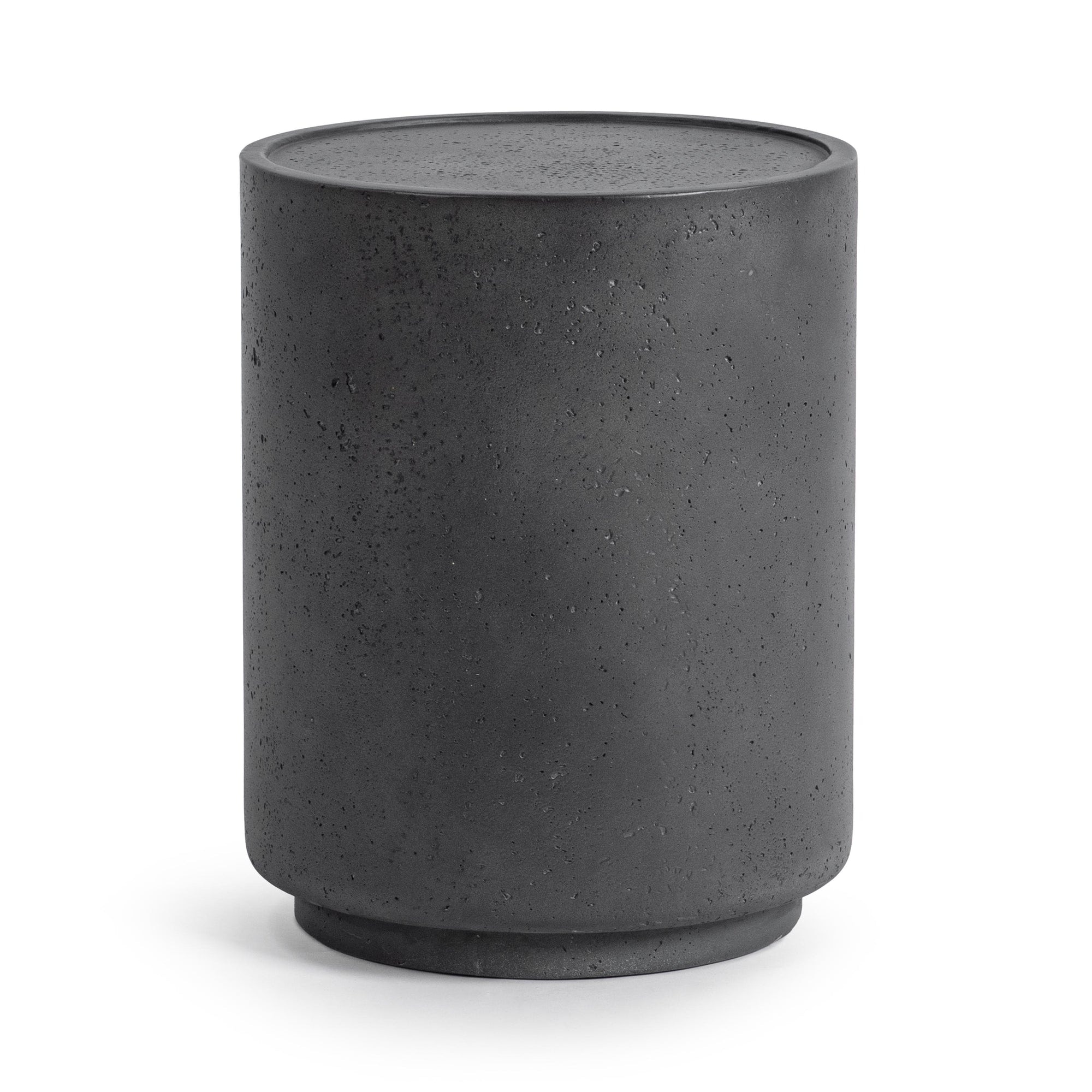 Classic Home Darsa 18 Outdoor Round Accent Table - Dark Gray 51031800