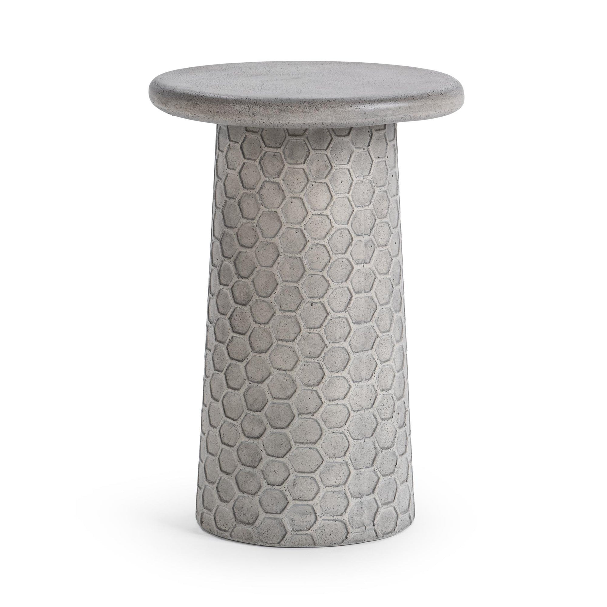 Classic Home Delaine 20 Outdoor Accent Table - Light Gray 51031805