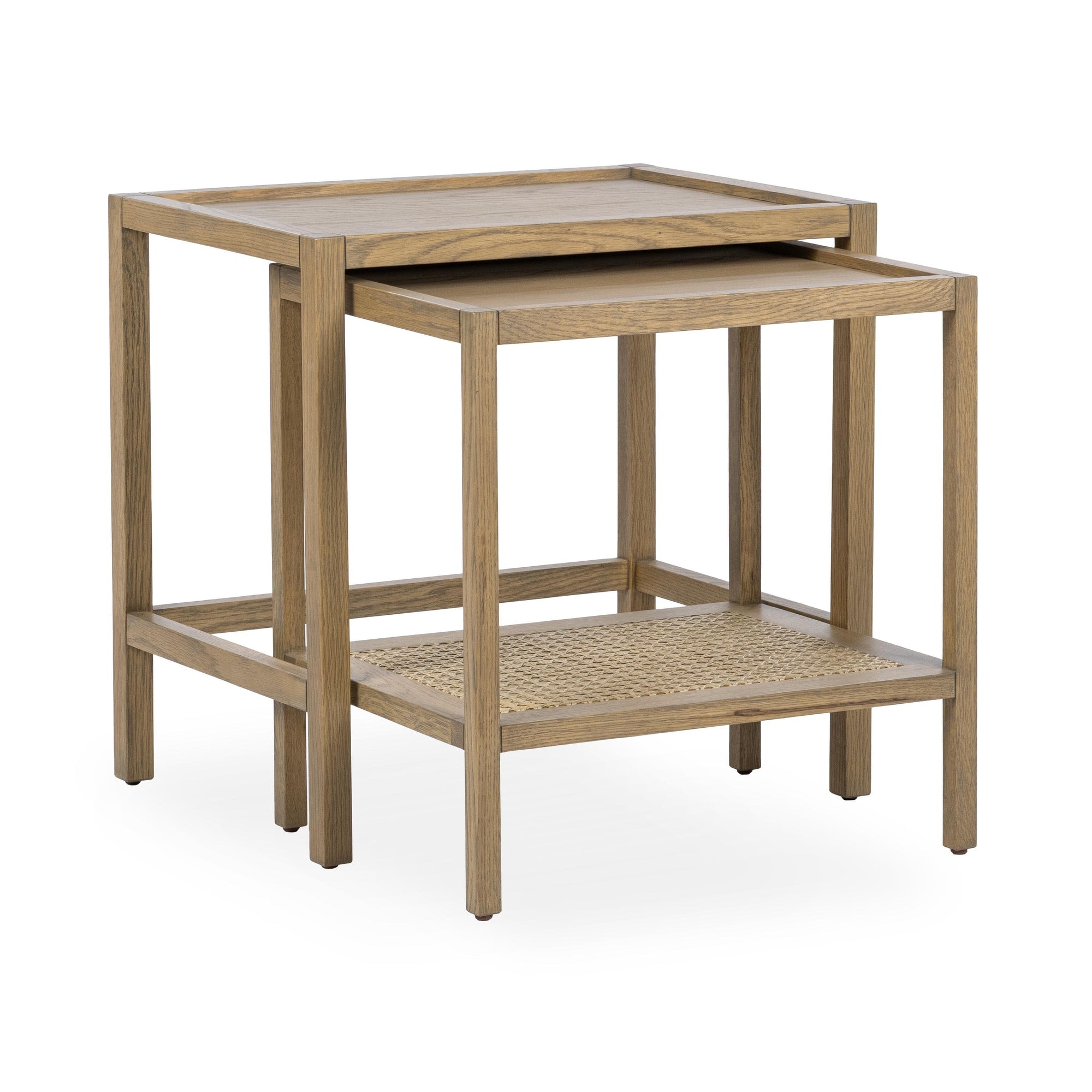 Classic Home Devin Solid Wood Nesting Accent Tables 51031751