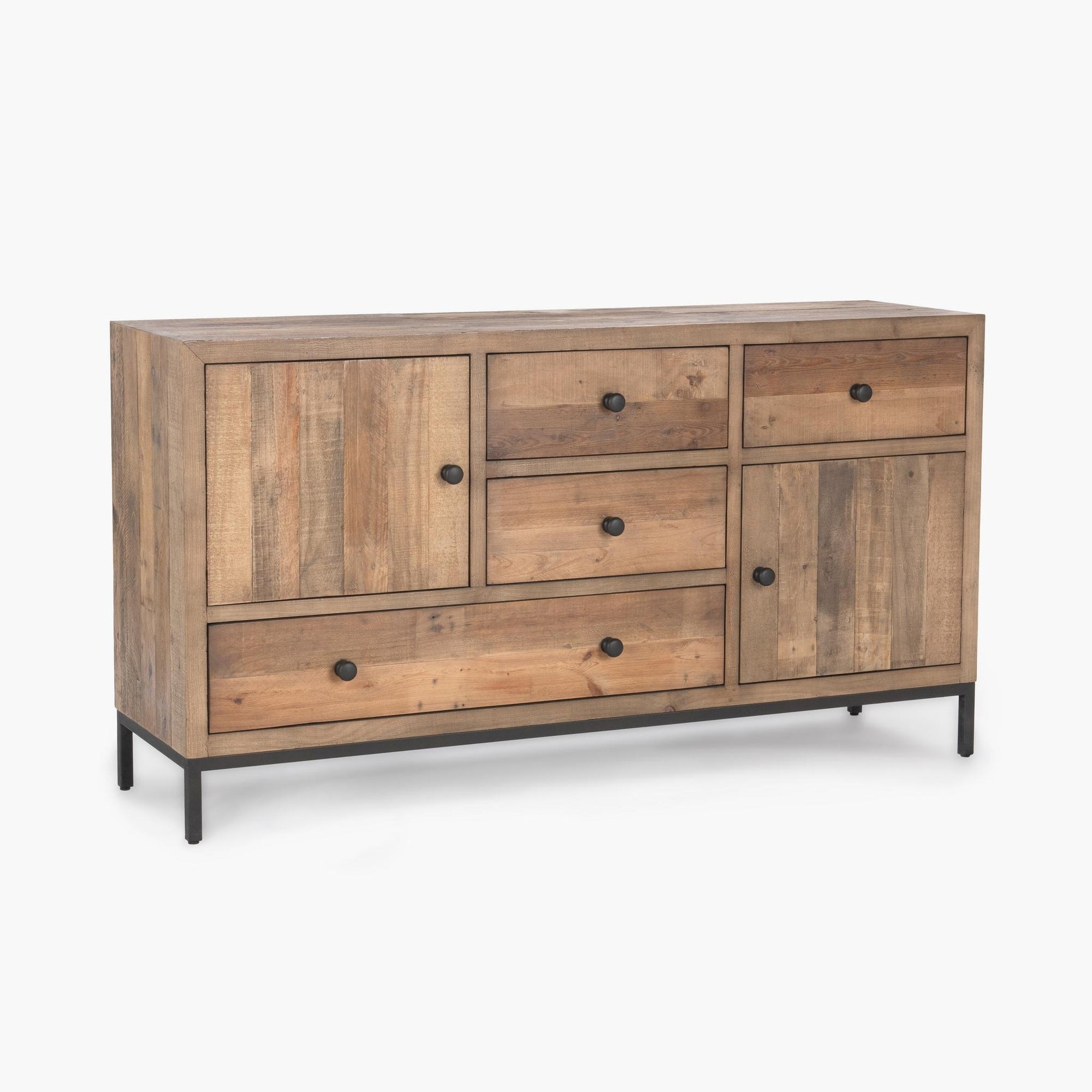 Classic Home Dita 4 Drawer 2 Door Buffet Natural Pine 52004190