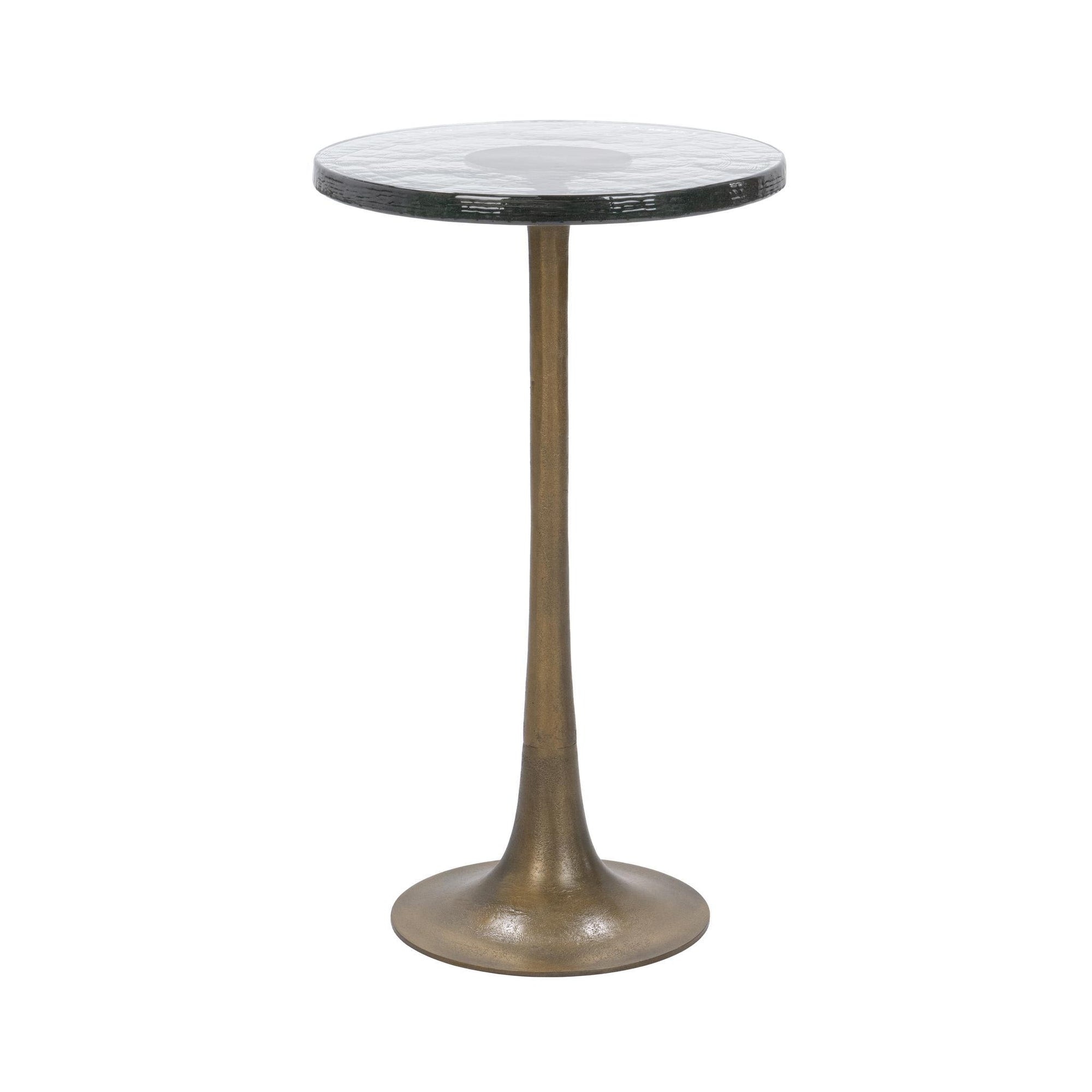 Classic Home Fabiana Round Accent Table - Brass 51011956