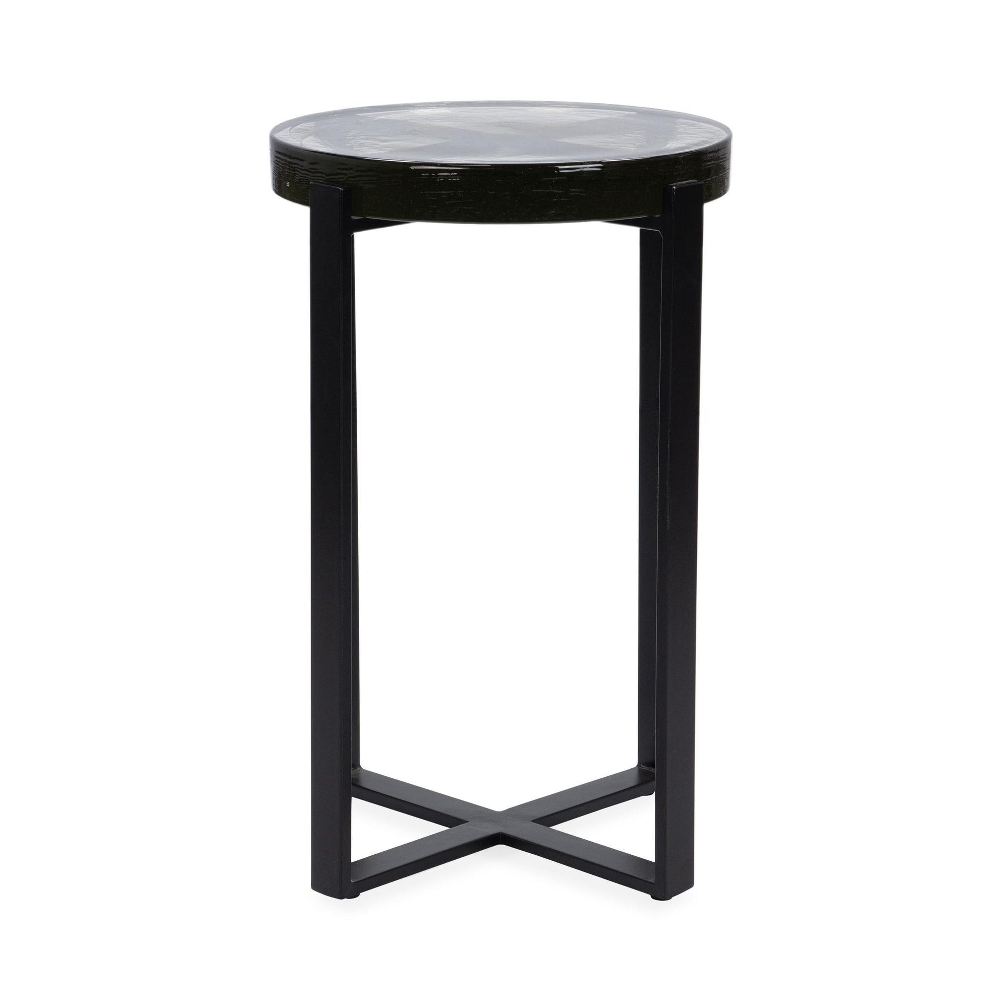 Classic Home Gallie Round Accent Table - Black 51011957