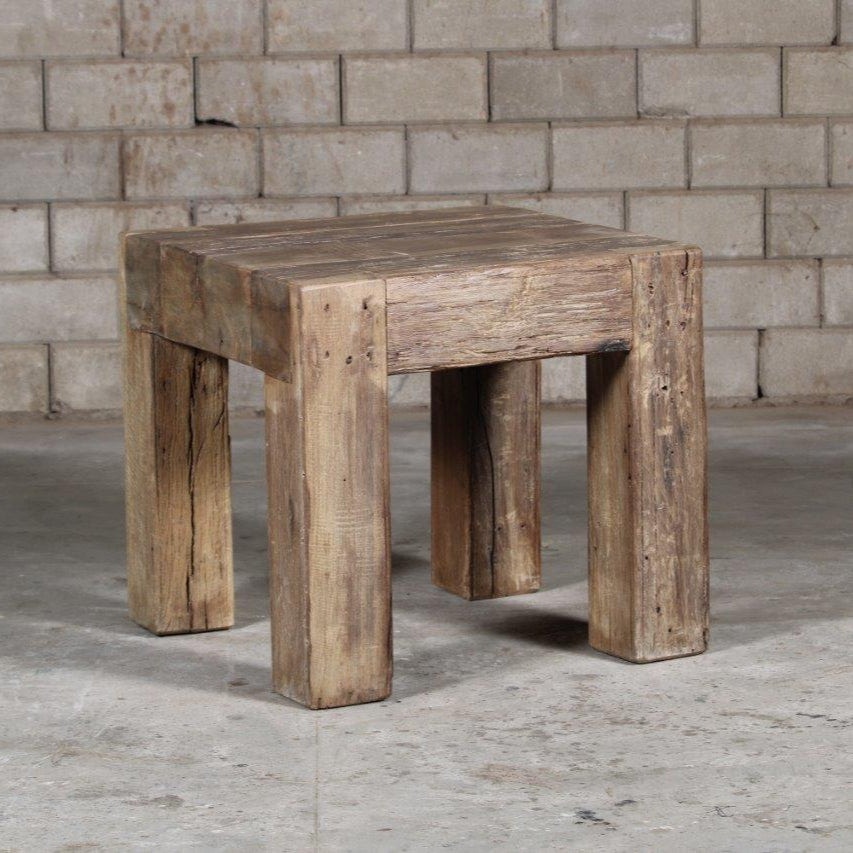Classic Home Giza Reclaimed Wood End Table - Natural 59012114