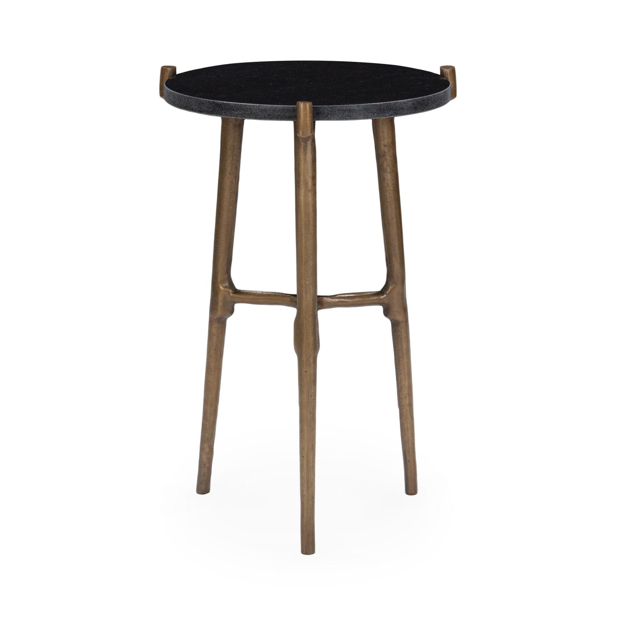 Classic Home Halley Round Accent Table - Black 51011948