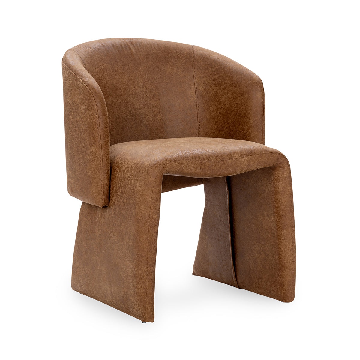 Classic Home Halstead Upholstered Dining Chair - Cognac 53051769