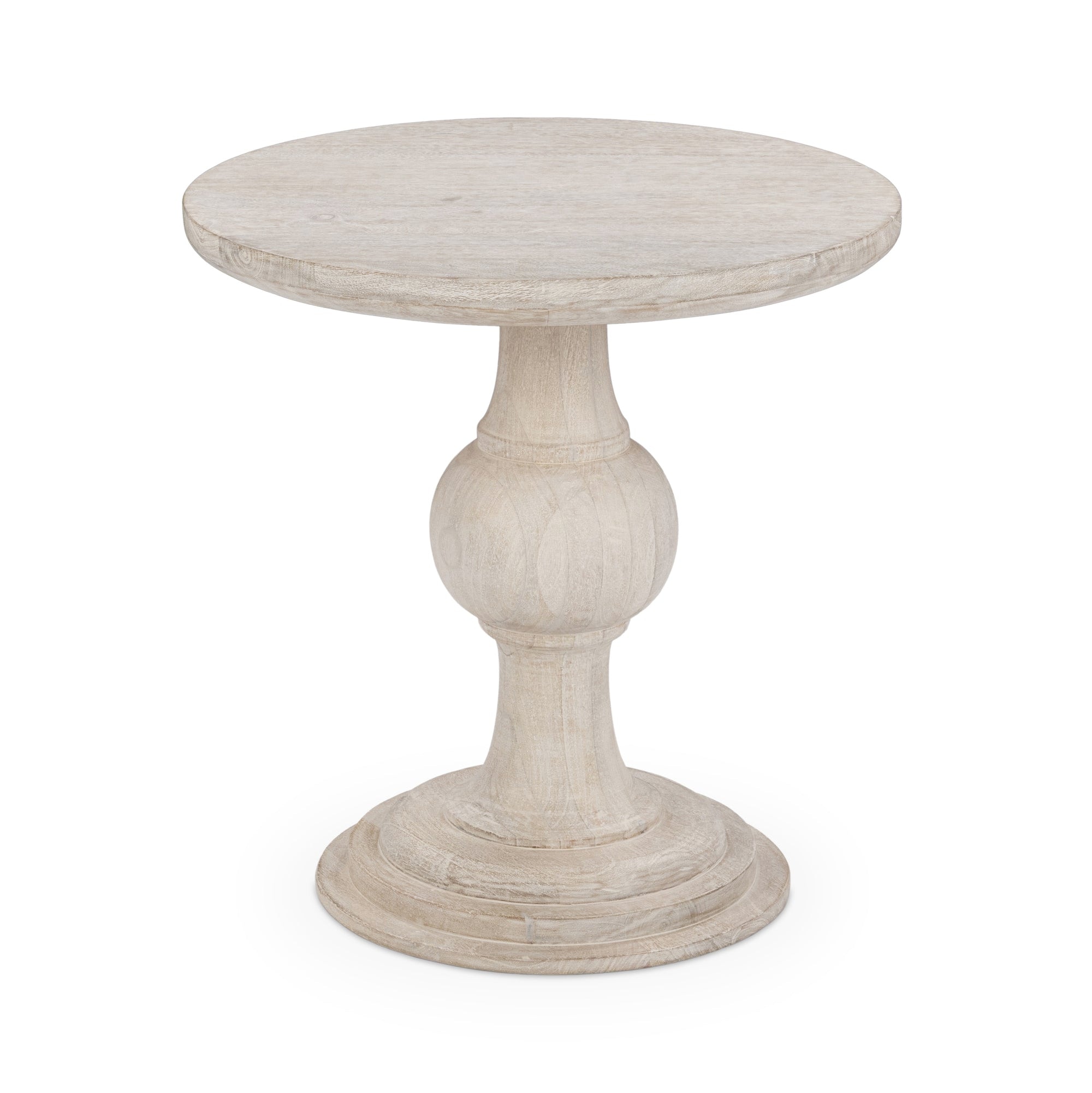 Classic Home Hera Round End Table - Creamwood 51012127