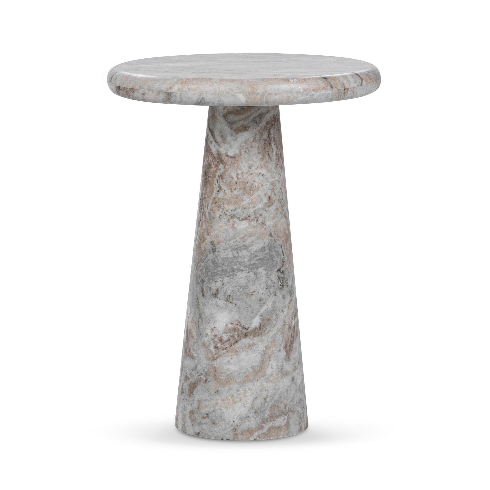 Classic Home Huxley Marble Round Accent Table 51012108
