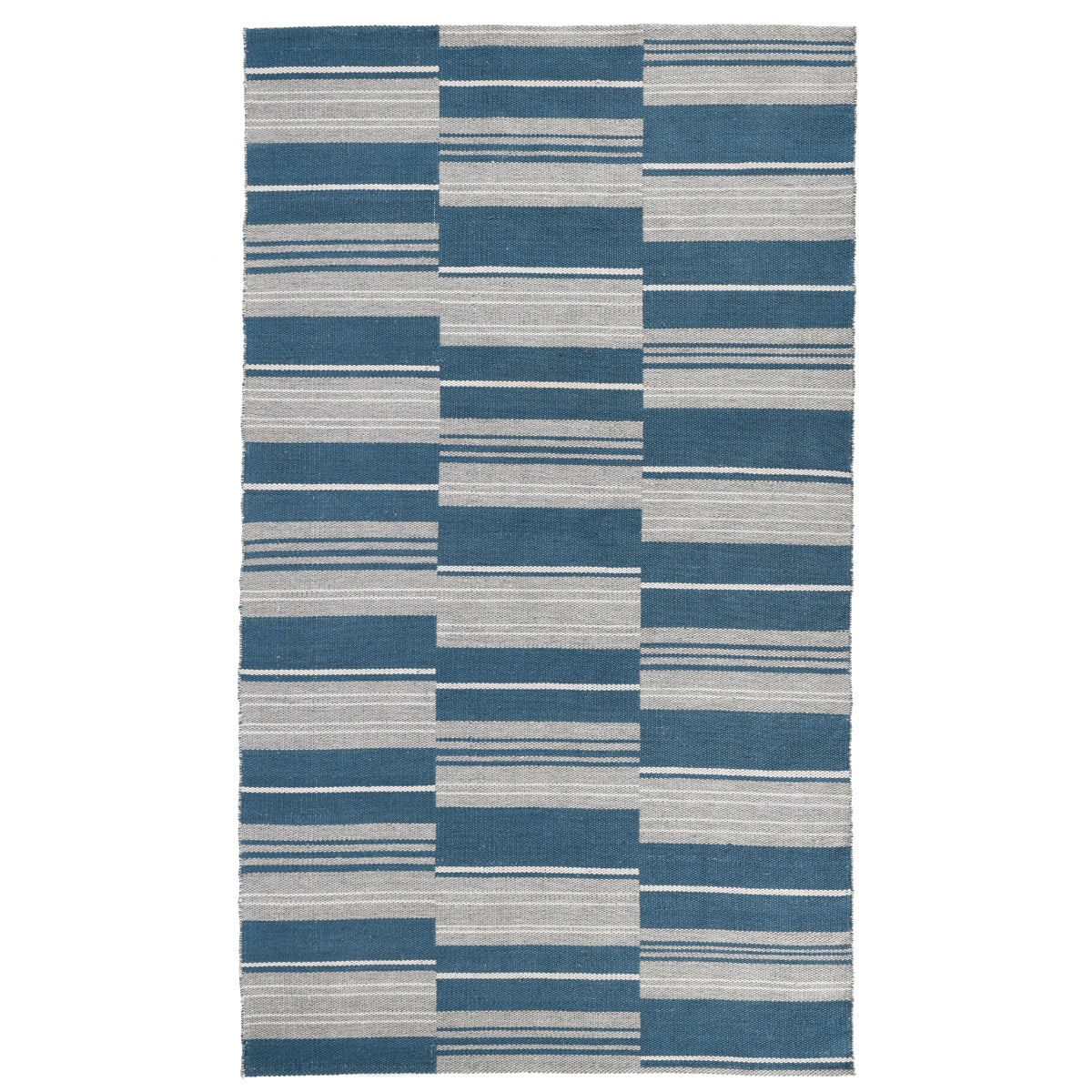 Classic Home Indoor/Outdoor Colton Stripe Rug - Cabana Blue 30132270