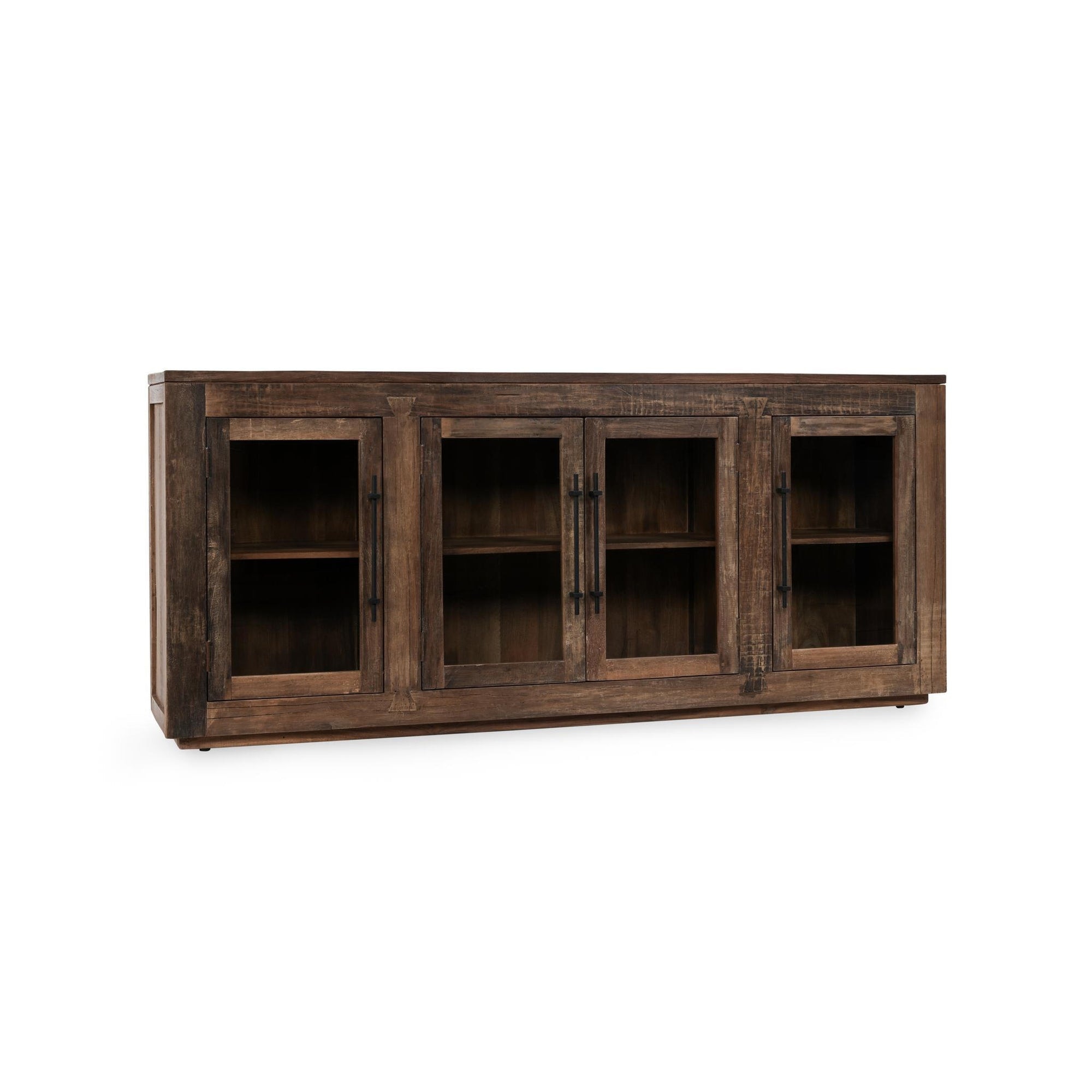 Classic Home Jett Reclaimed Wood 4 Door Cabinet Natural 59026961