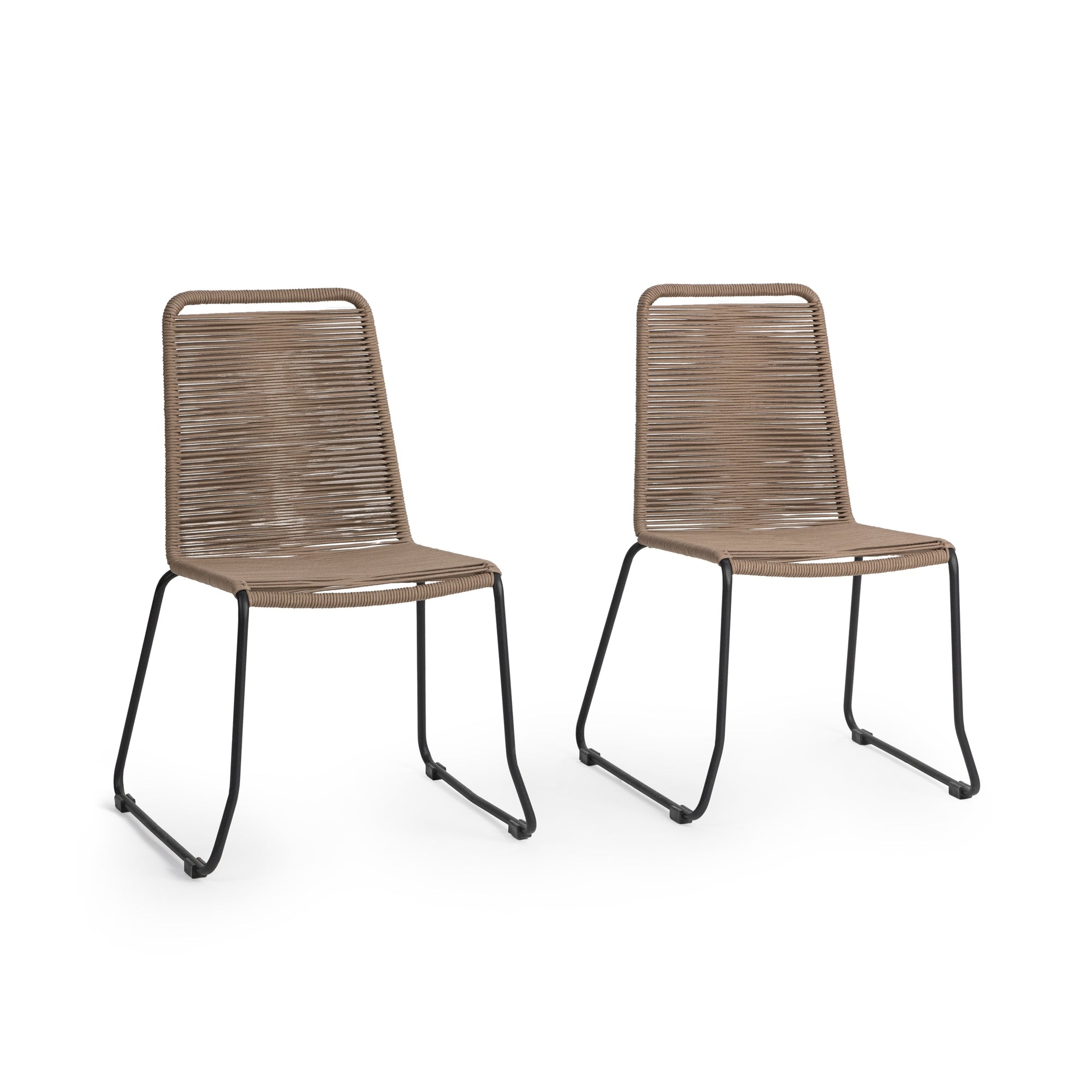 Classic Home Joslyn Dining Chair Set of 2 - Woven Clay 53006636