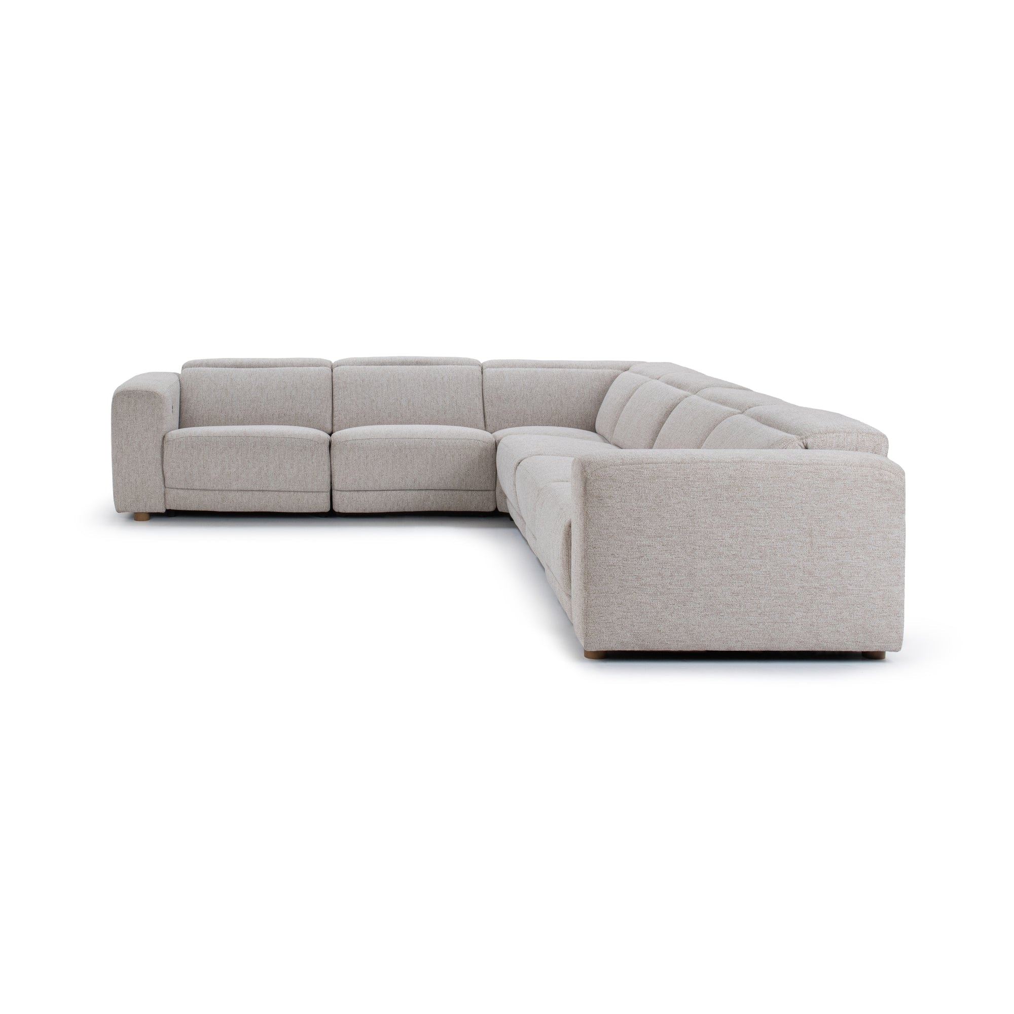 Classic Home Knoxville 5pc Power Recliner Sectional - Gray 2186SC12