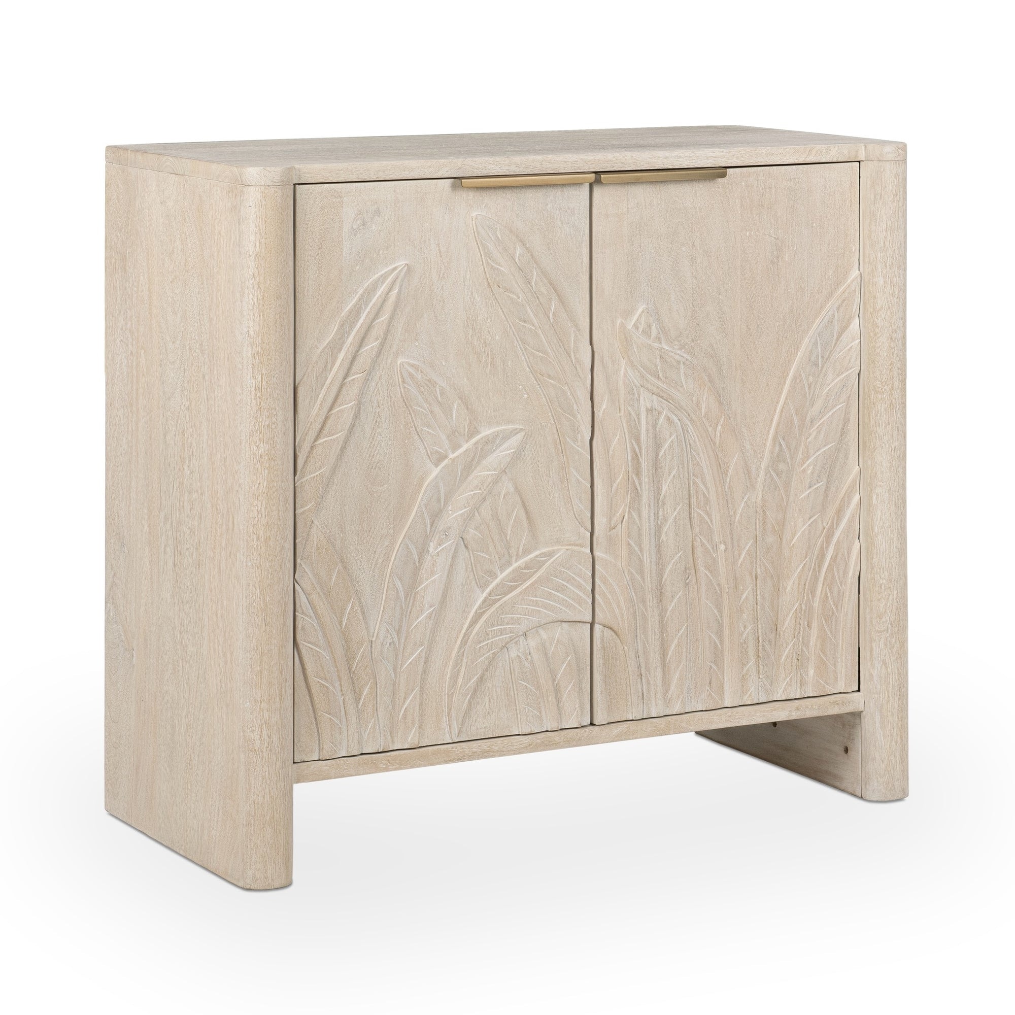 Classic Home Ledro Solid Wood 2 Door Cabinet - Cream 52011017
