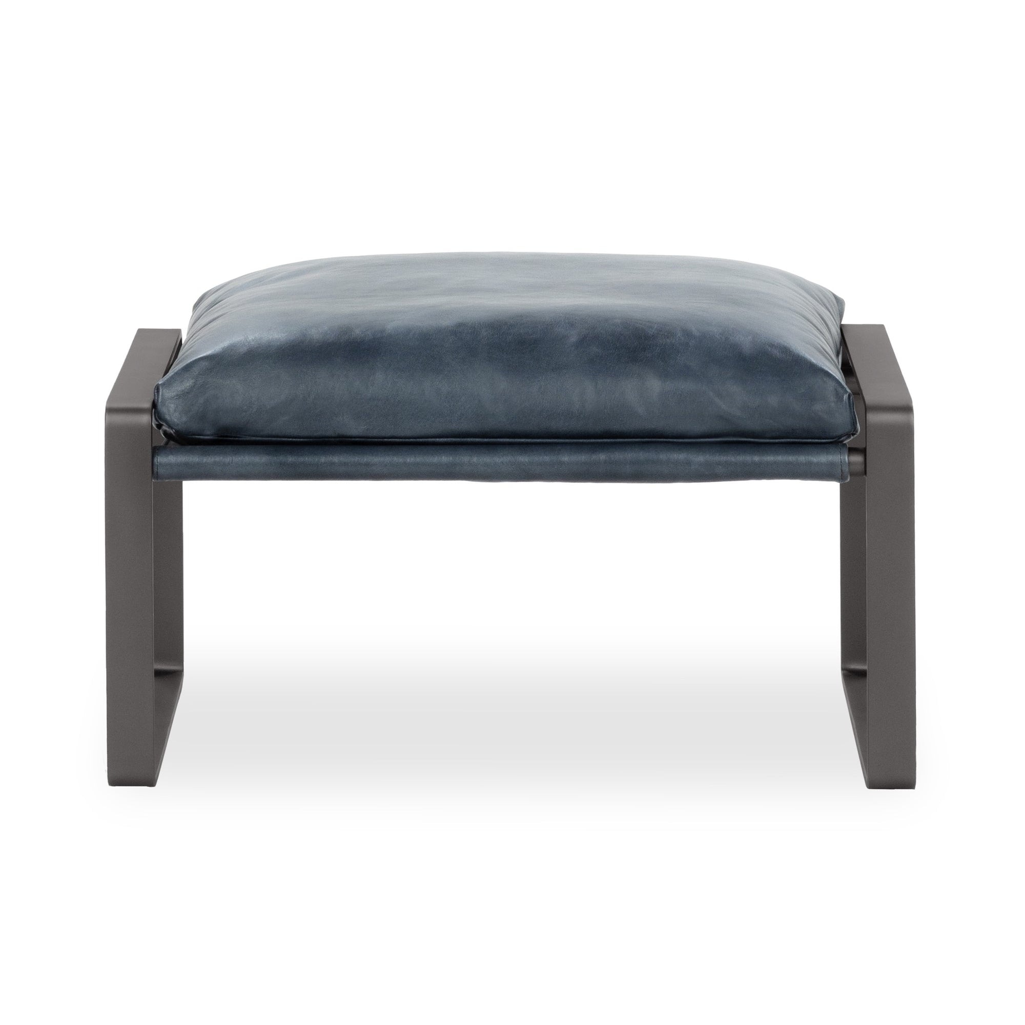 Classic Home Morgan Ottoman - Ocean Blue 53006520