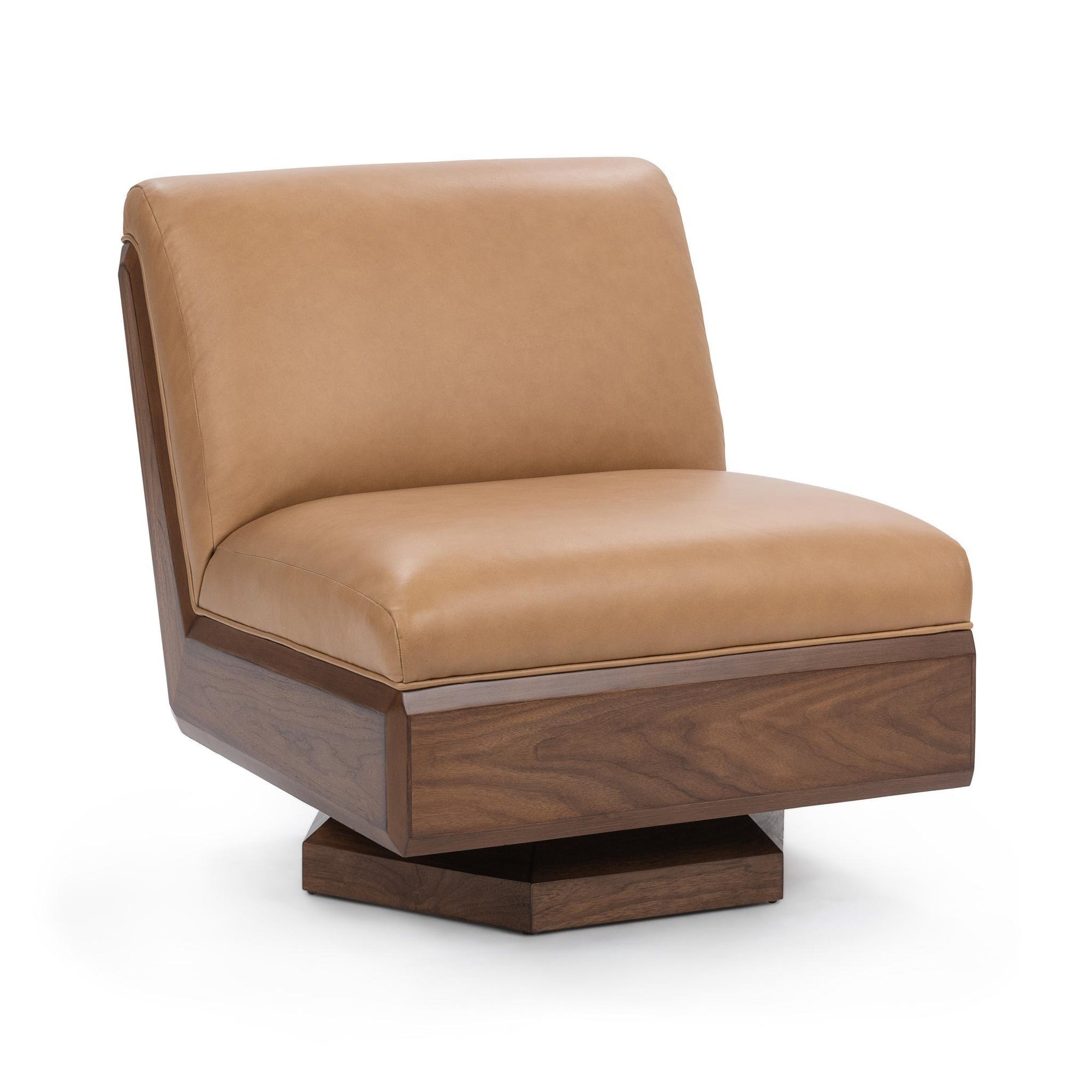 Classic Home Myla Swivel Accent Chair - Tan 53006562