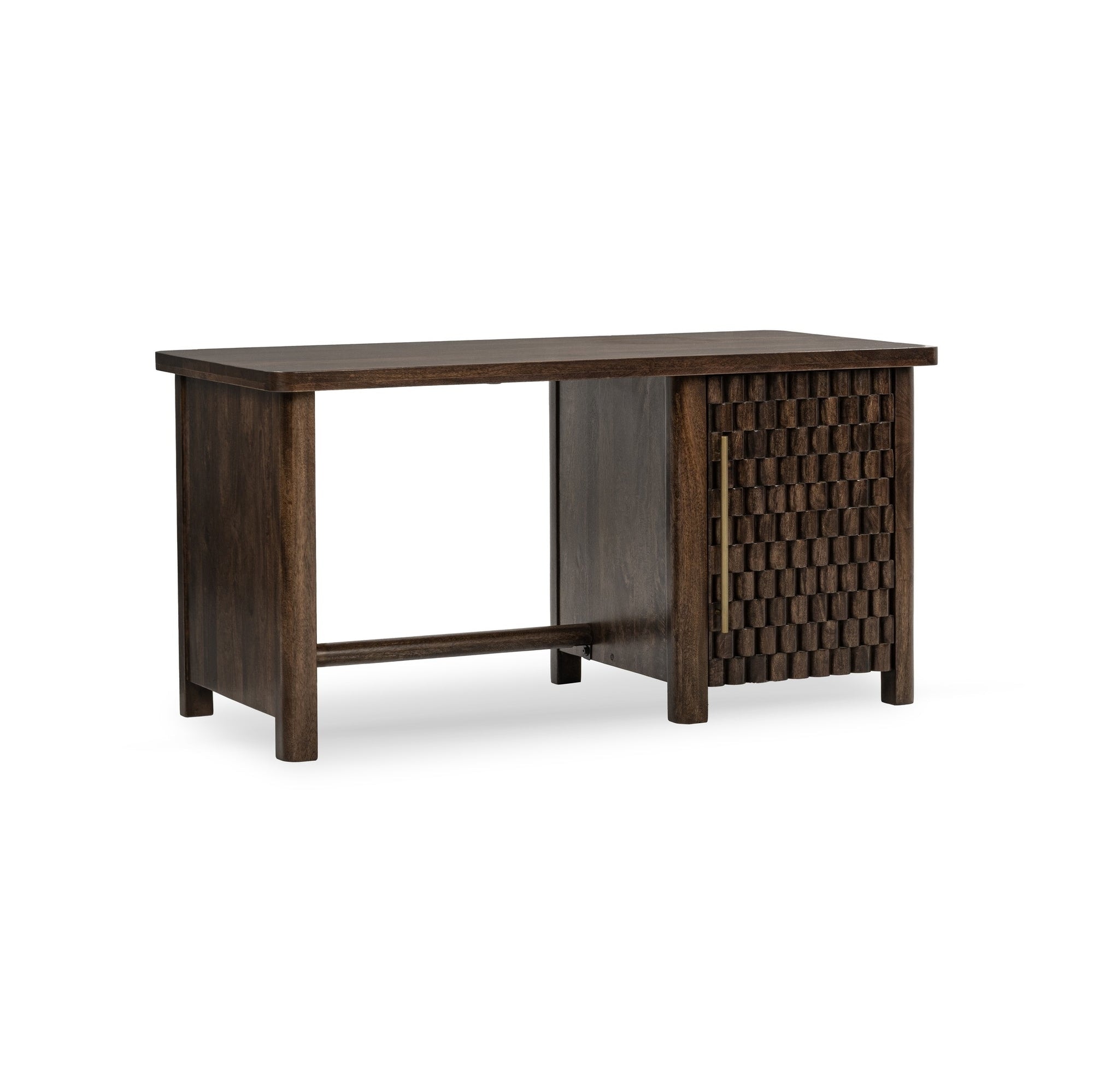 Classic Home Norwood Solid Wood Desk - Bark Brown 51012095
