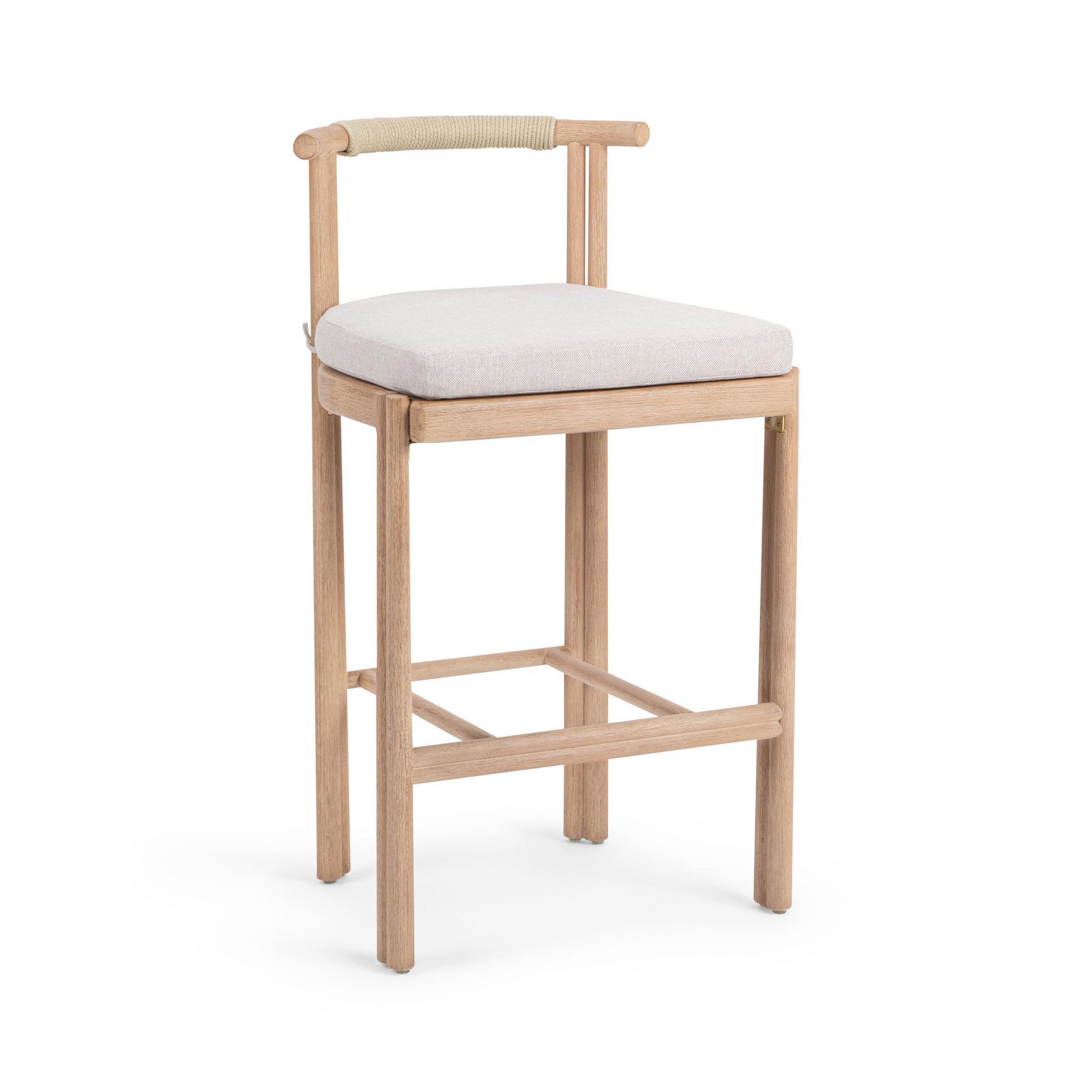 Classic Home Oliver Outdoor Armless Barstool - Butterscotch 53006645
