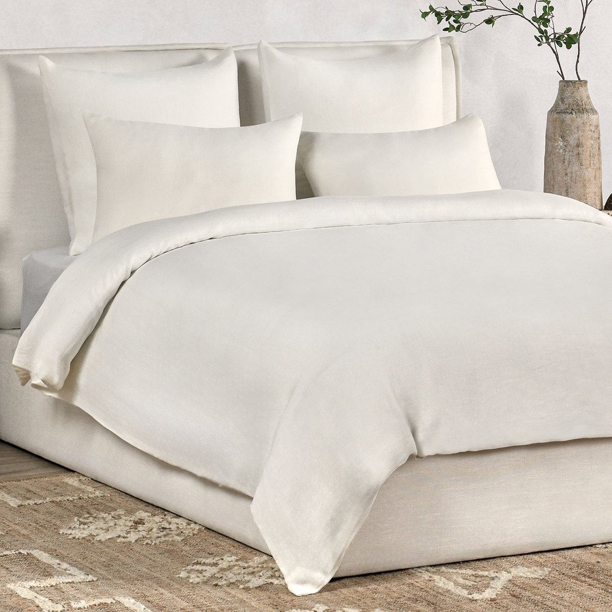 Classic Home Paloma Hemp Duvet Collection - Ivory V290202