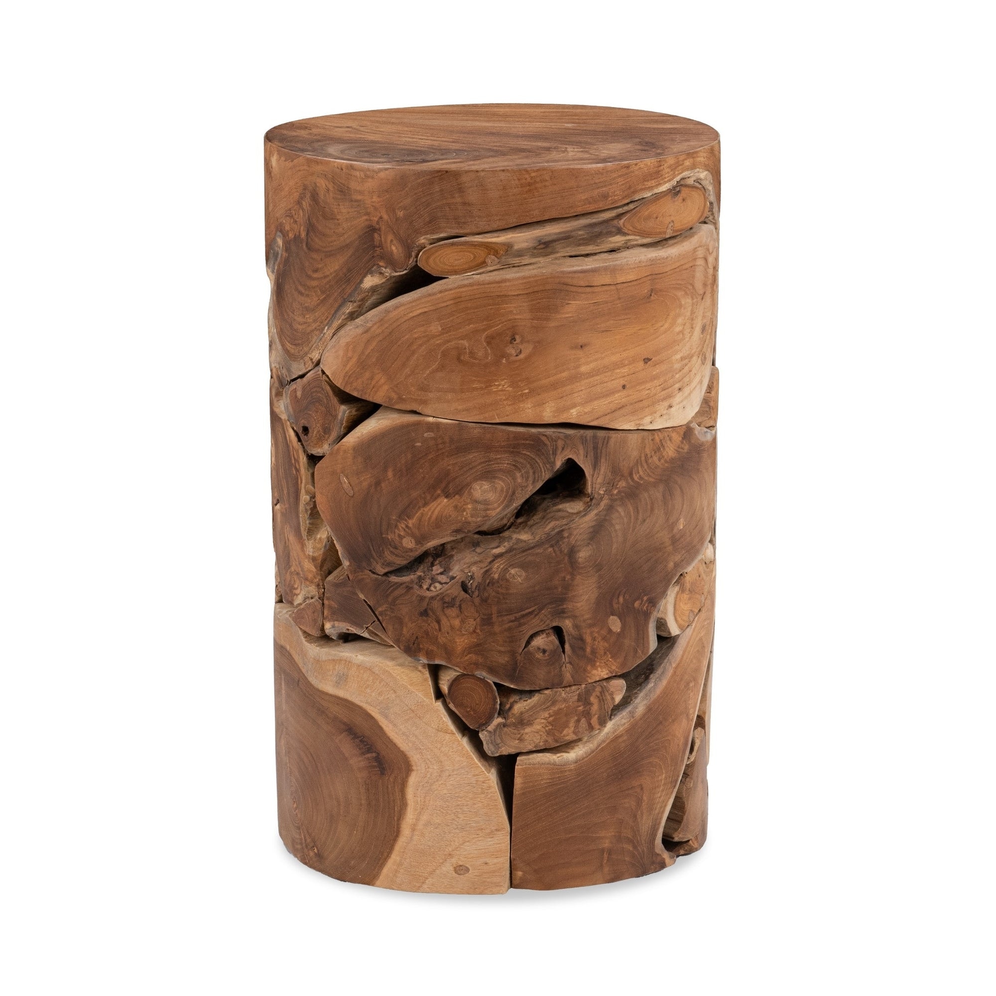Classic Home Rhea Round Accent Table - Natural 51005513
