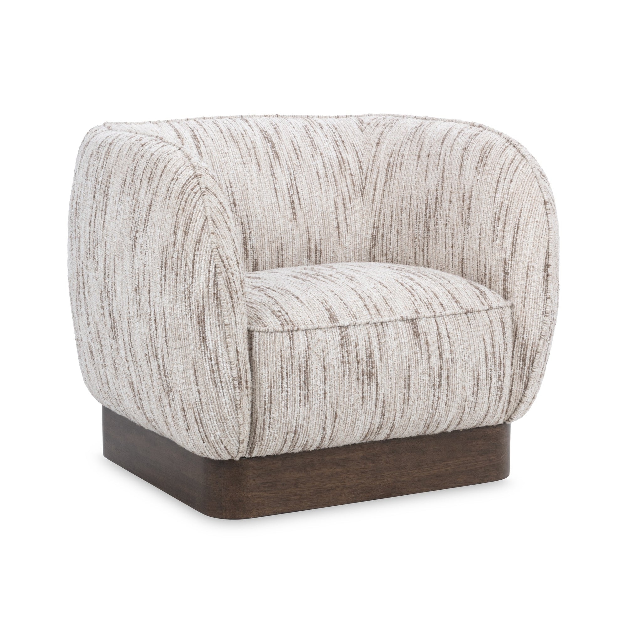 Classic Home Rinner Swivel Accent Chair - Cocoa Cream 53006566